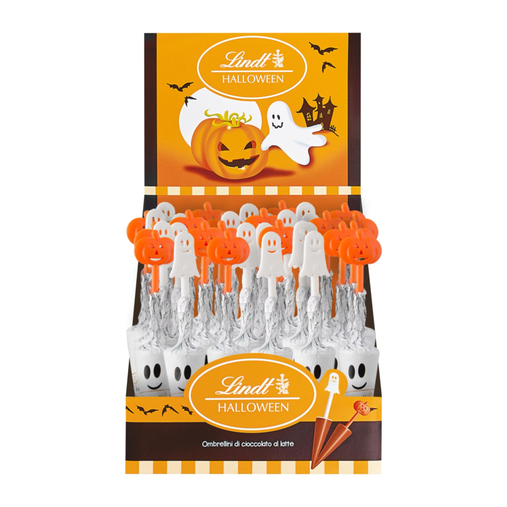 Lindt Chocolat au lait Parapluie Halloween, paquet de 42 - 557 g