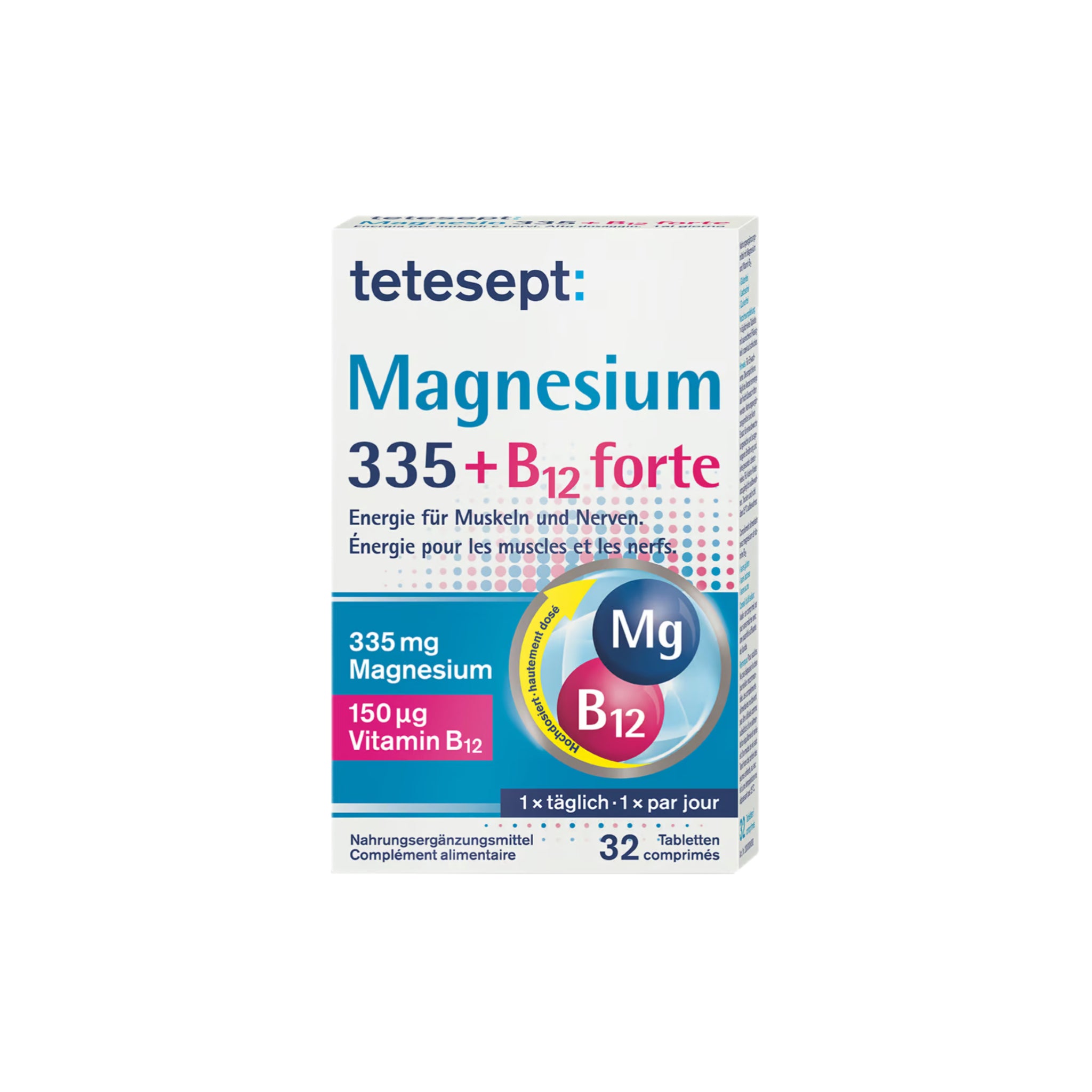 Magnesium 335 + B12 Forte - 32 Tabletten