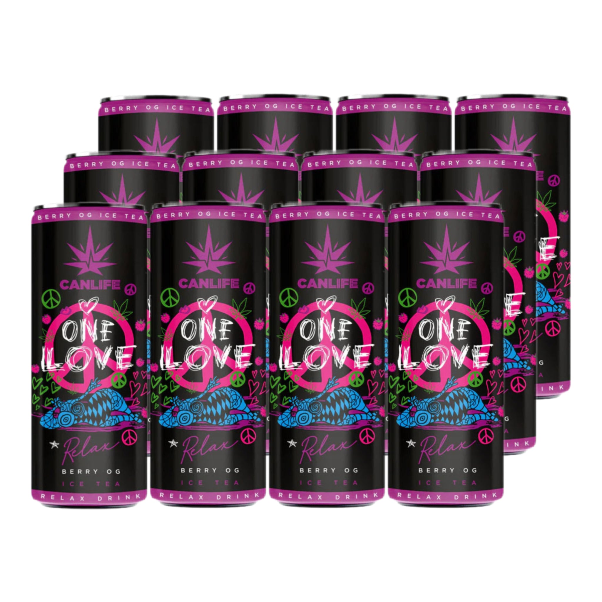 Cannabis Eistee One Love Berry 12 x 250ml