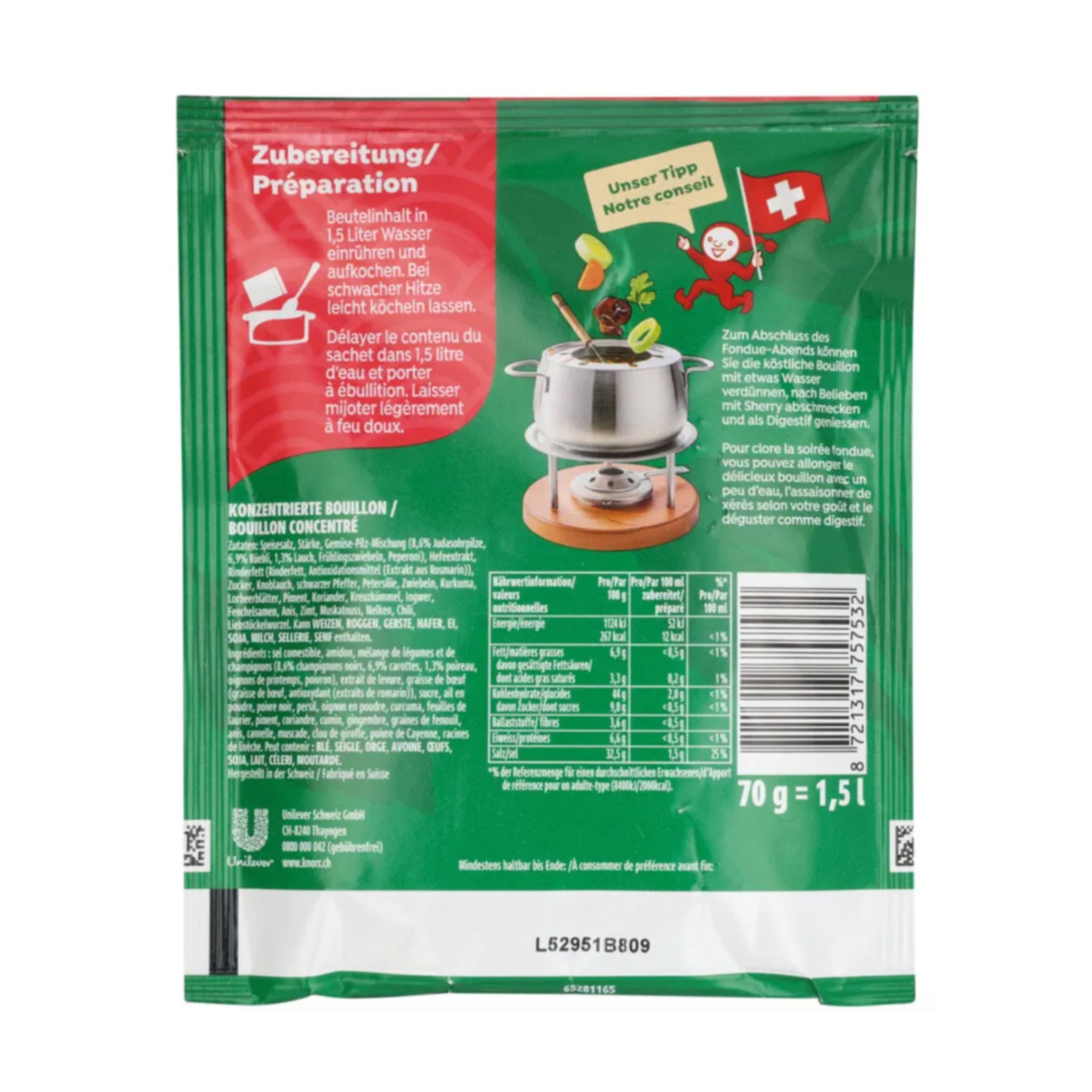 Knorr Mélange Fondue Chinoise 70g