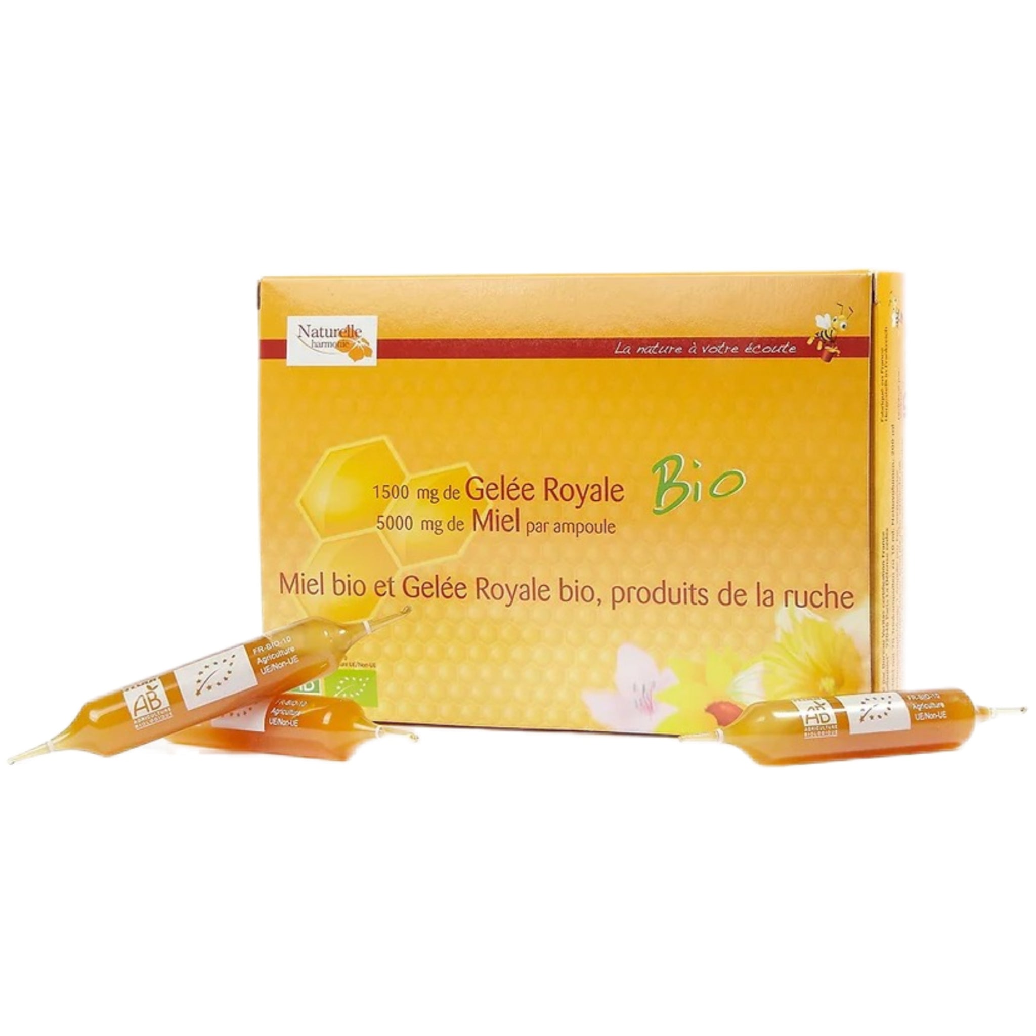 Gelée Royale und Honig Bio 20 Ampullen - 200ml