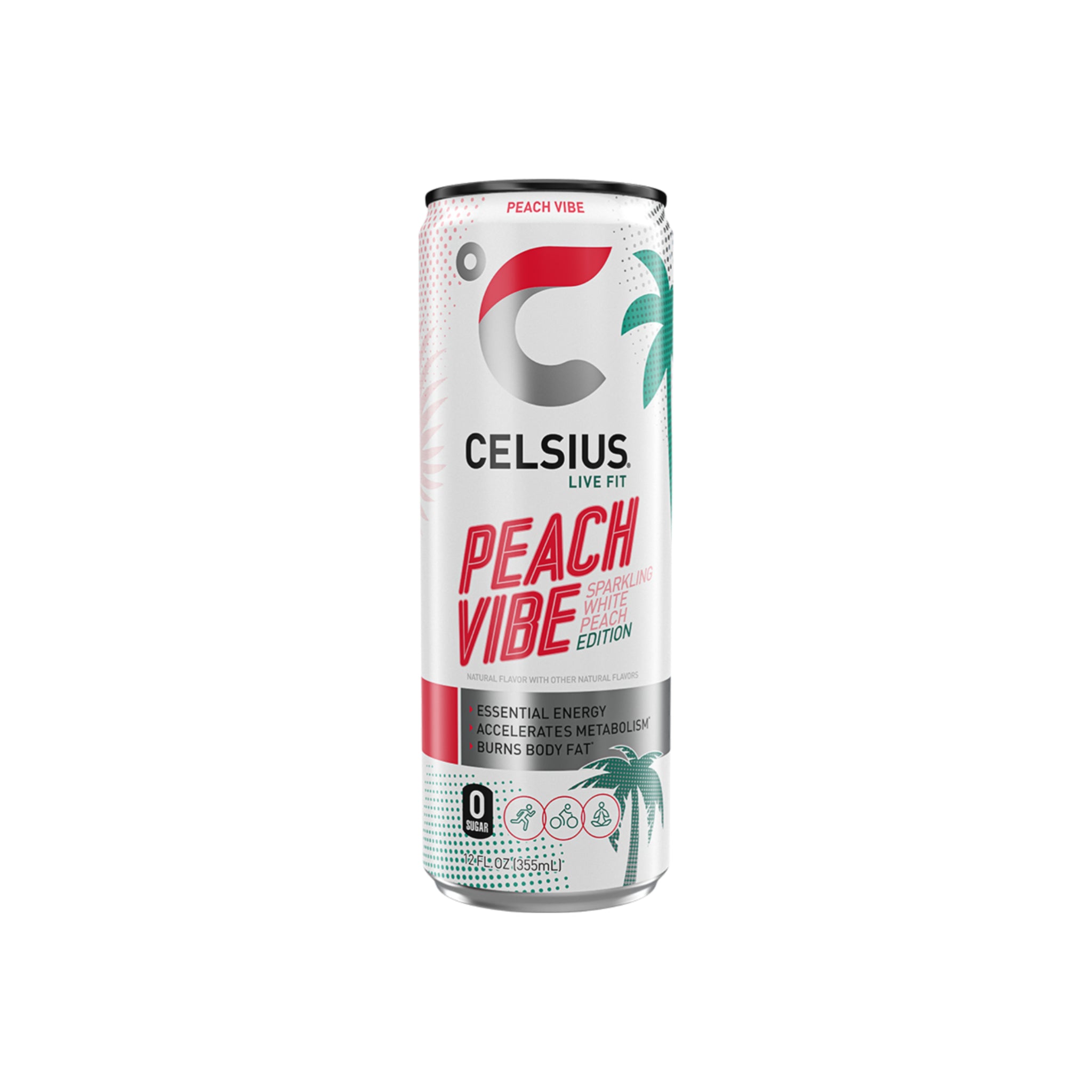 Boisson énergisante Peach Vibe 355 ml