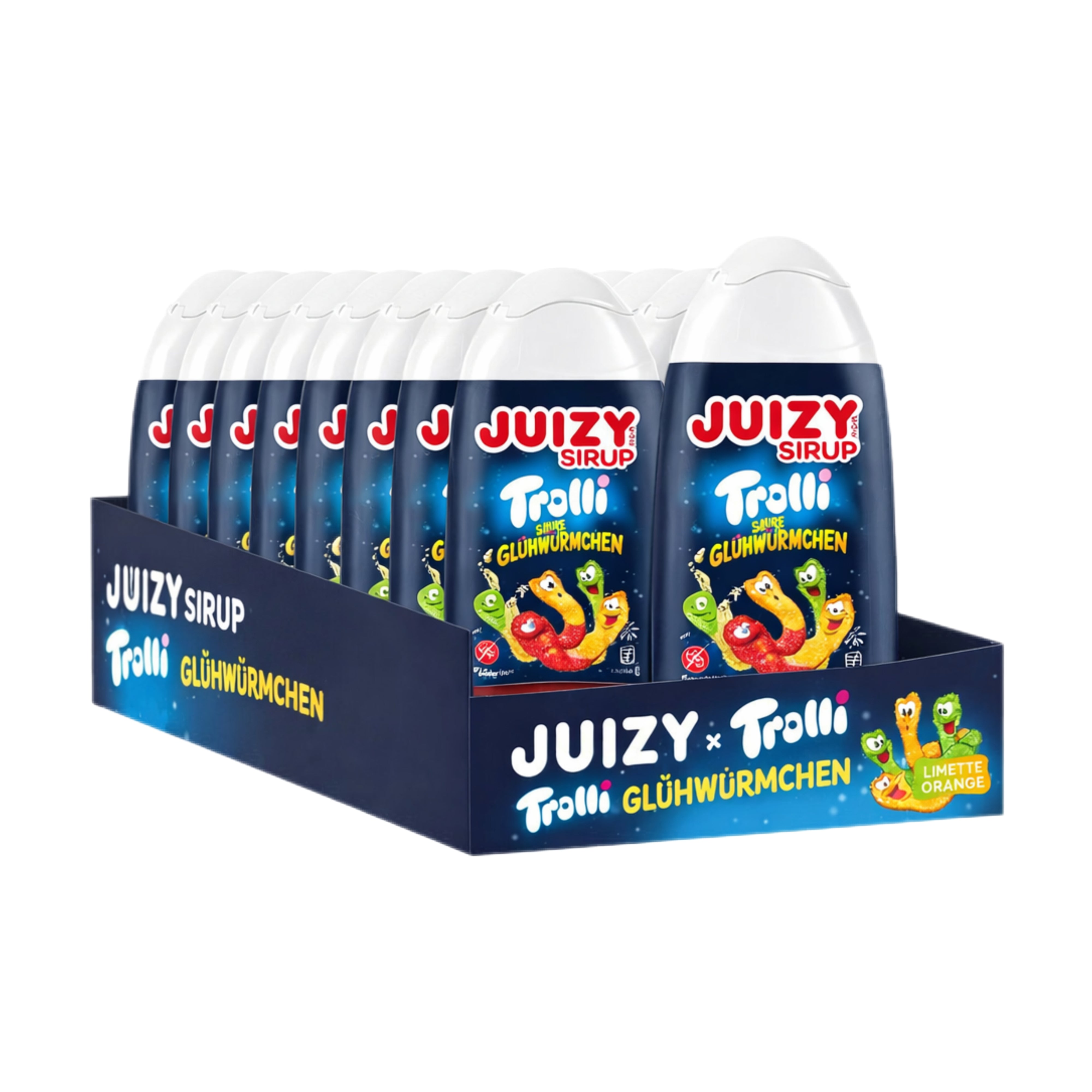 Juizy Trolli Sirup Zero - Kirsche Zitrone 16 x 65ml