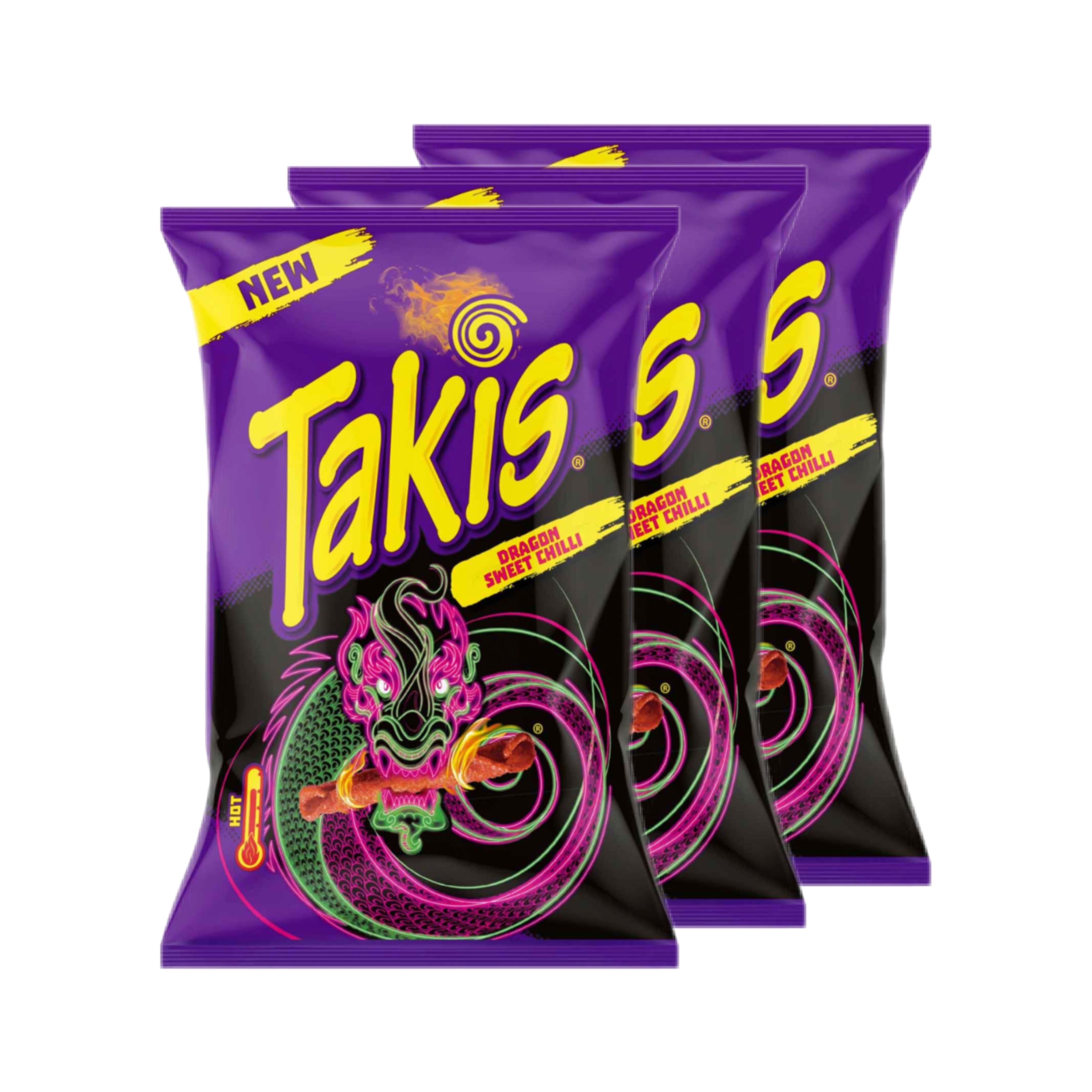 Takis Dragon Sweet Chili Chips 3 x 100g
