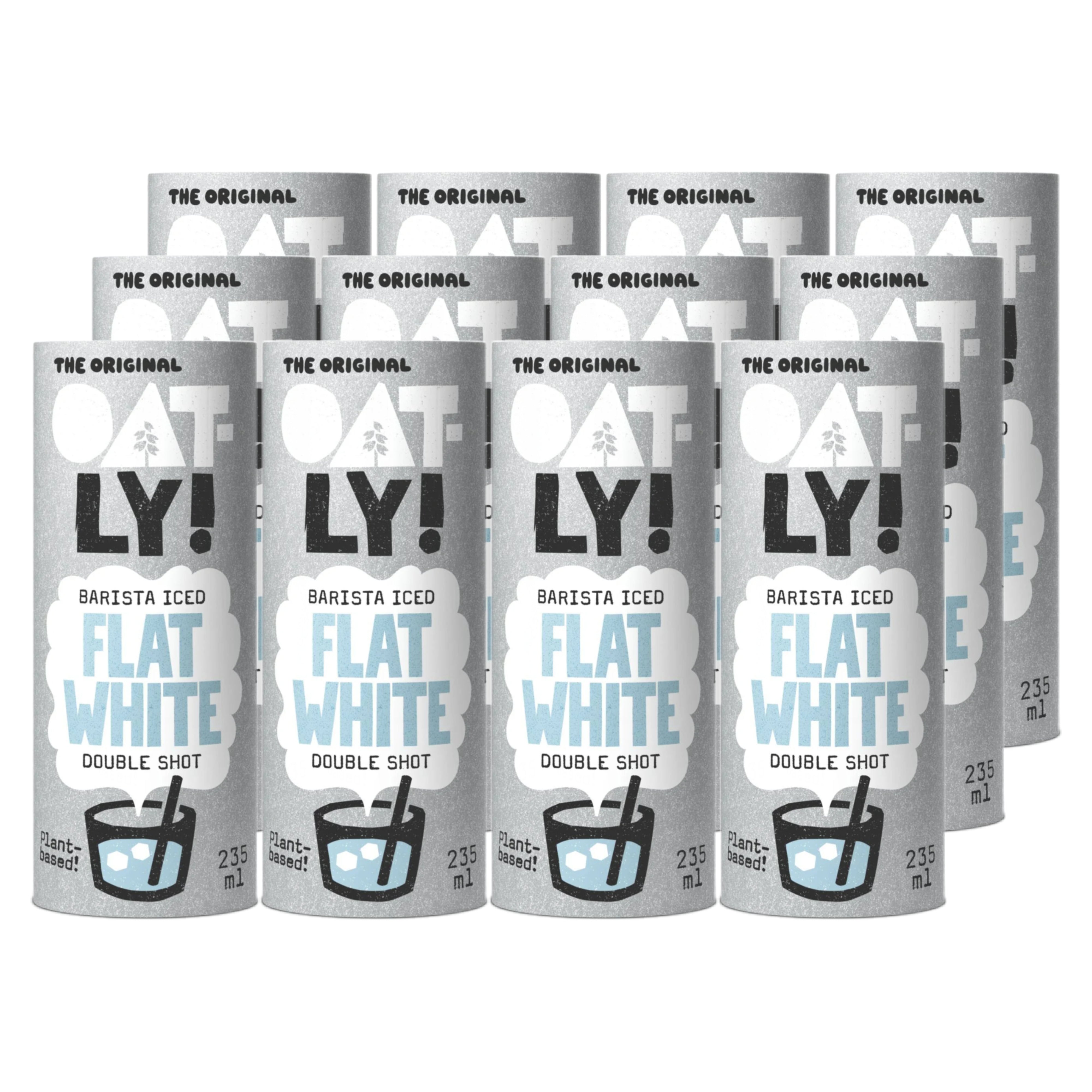Oatly Barista Iced Flat White 12 x 235ml
