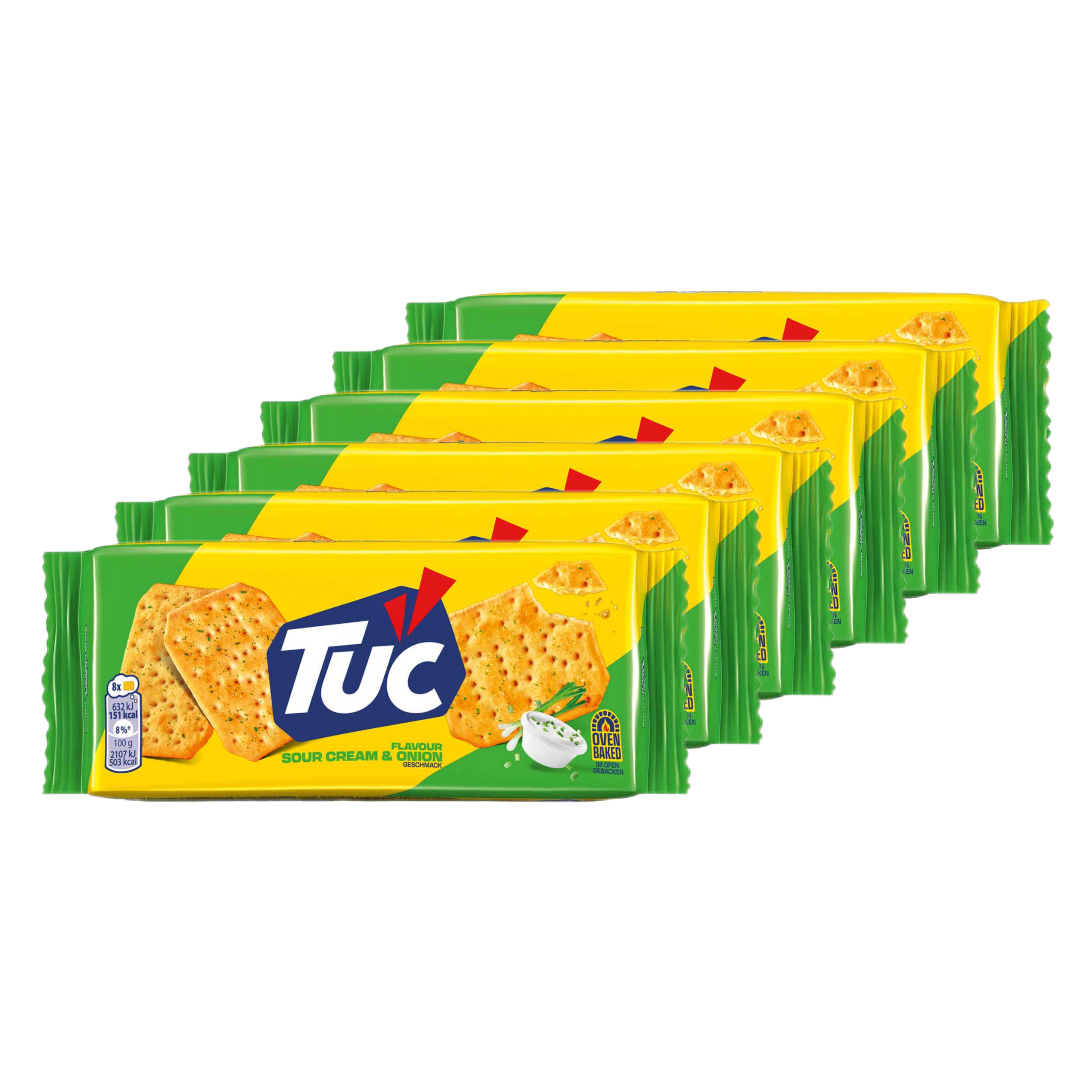 TUC Sour Cream & Onion 6 x 100g