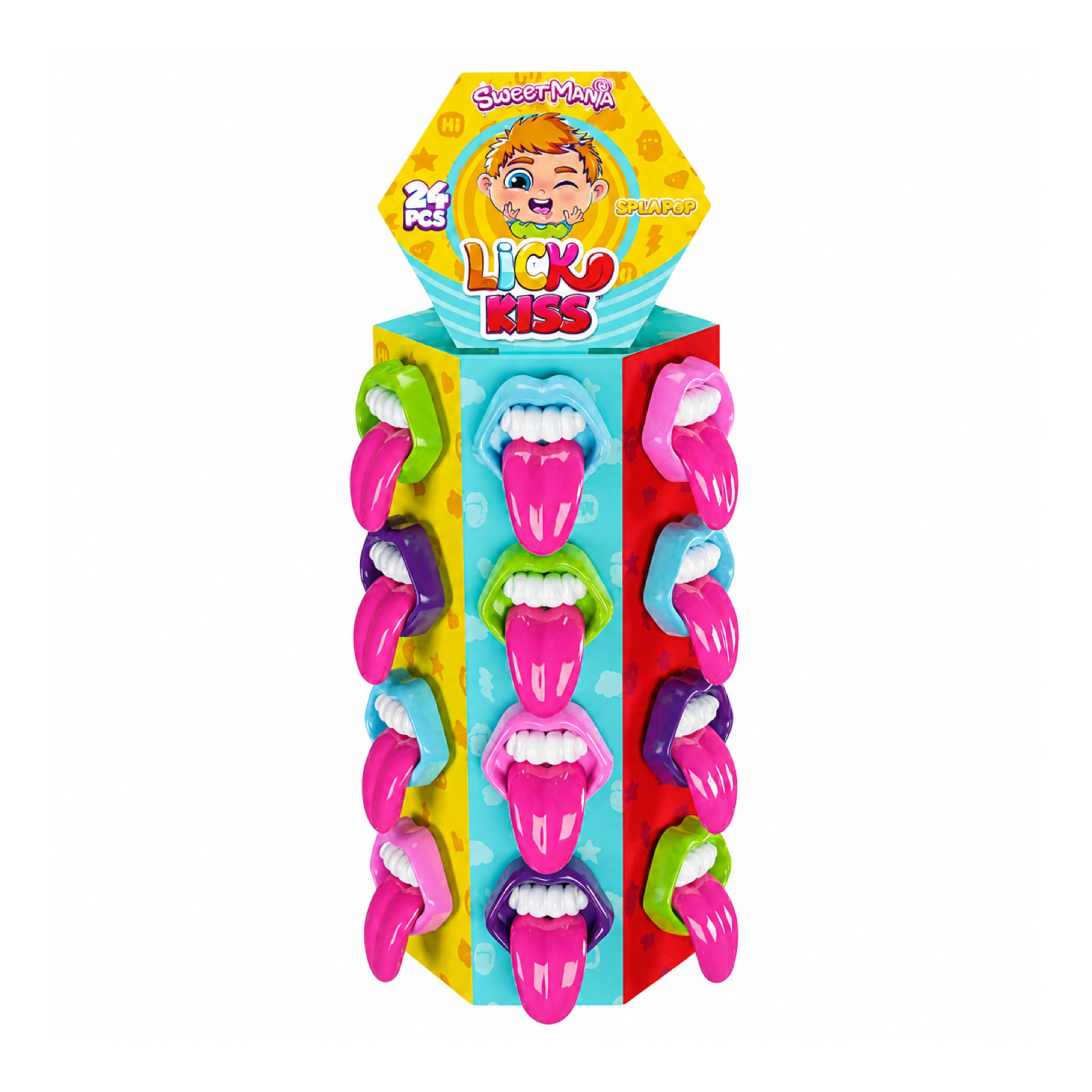 Lick Kiss Lutscher 24er Pack - 108g
