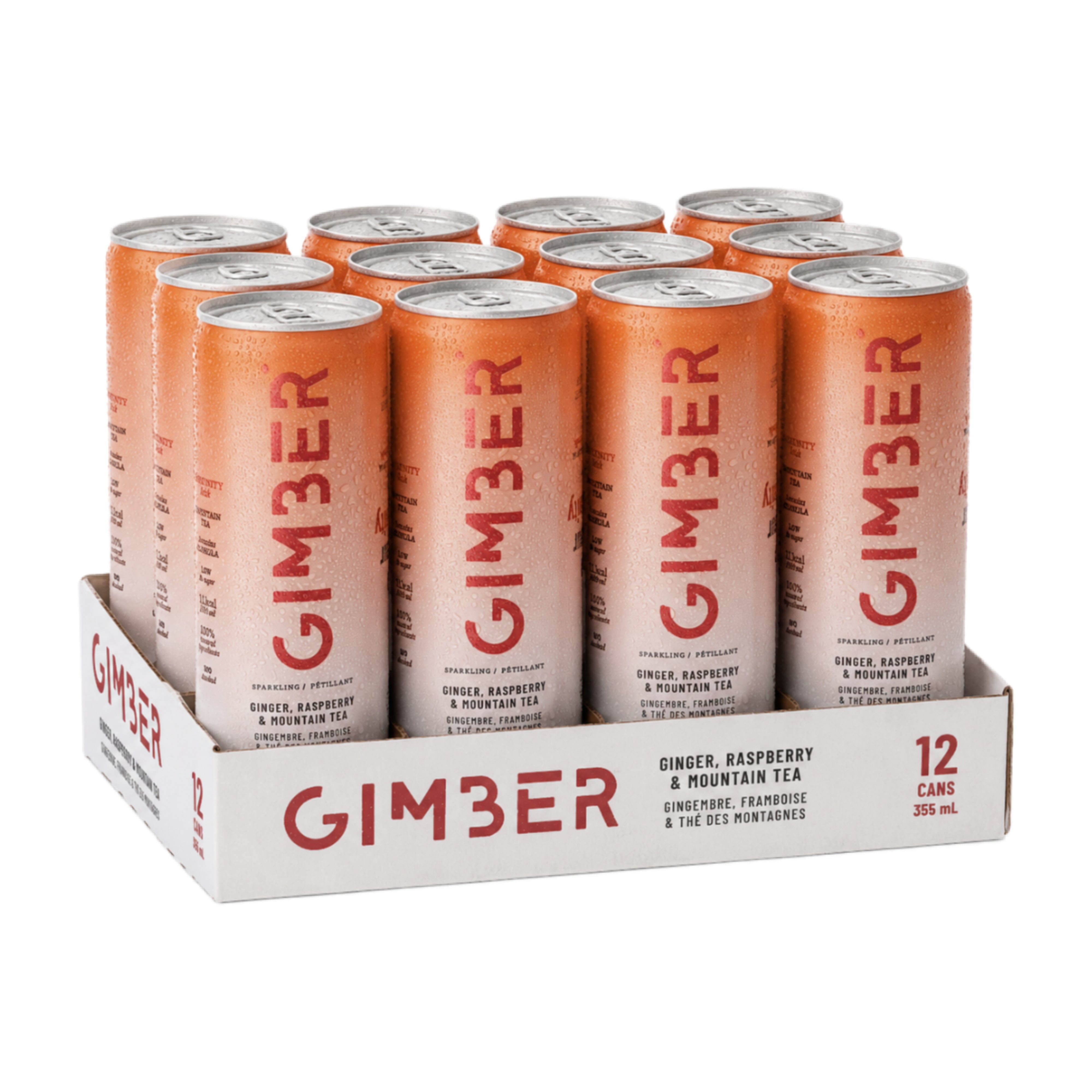 Gimber Energy Drink - Immunity Bio 12 x 250ml