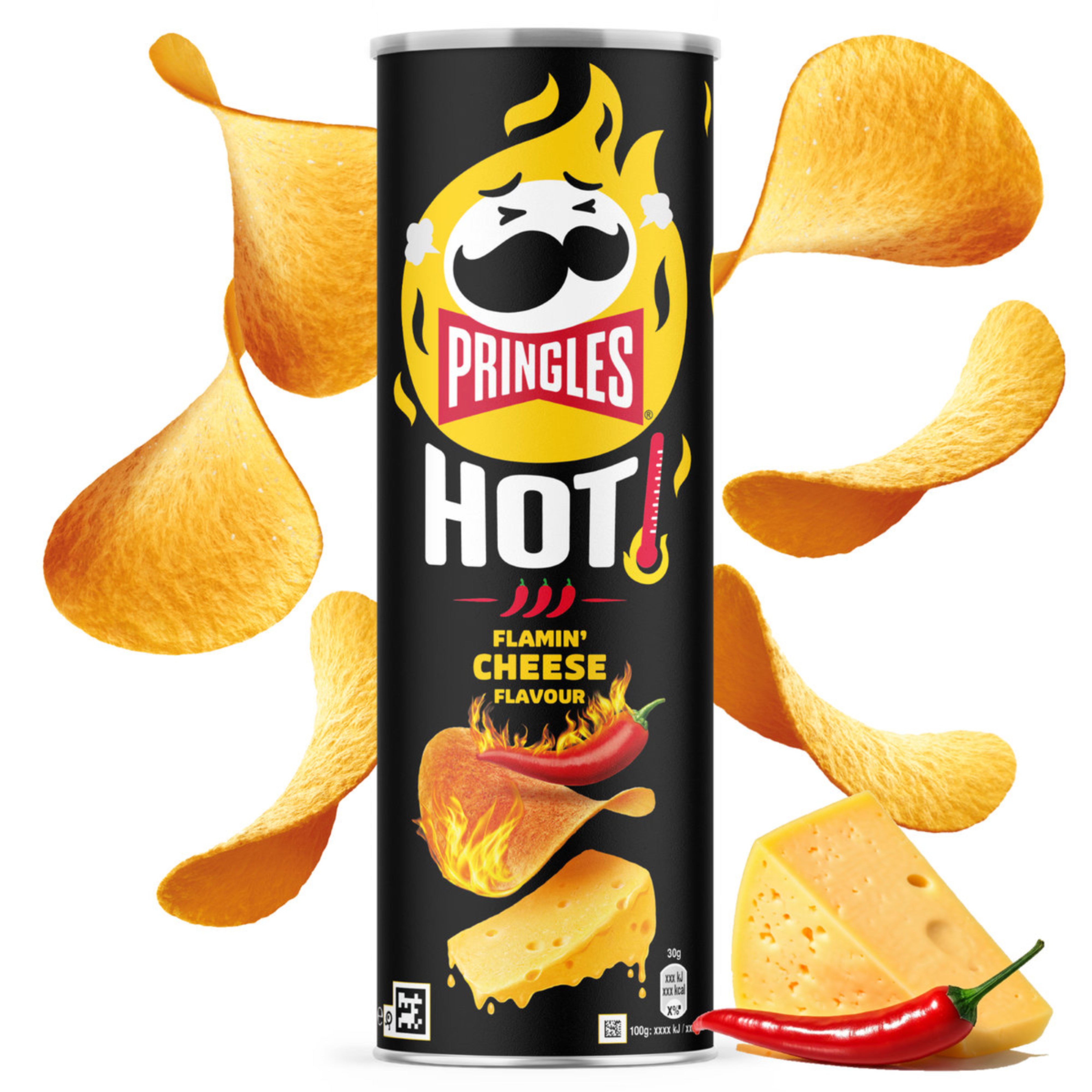 Pringles Hot Flamin Cheese 160g