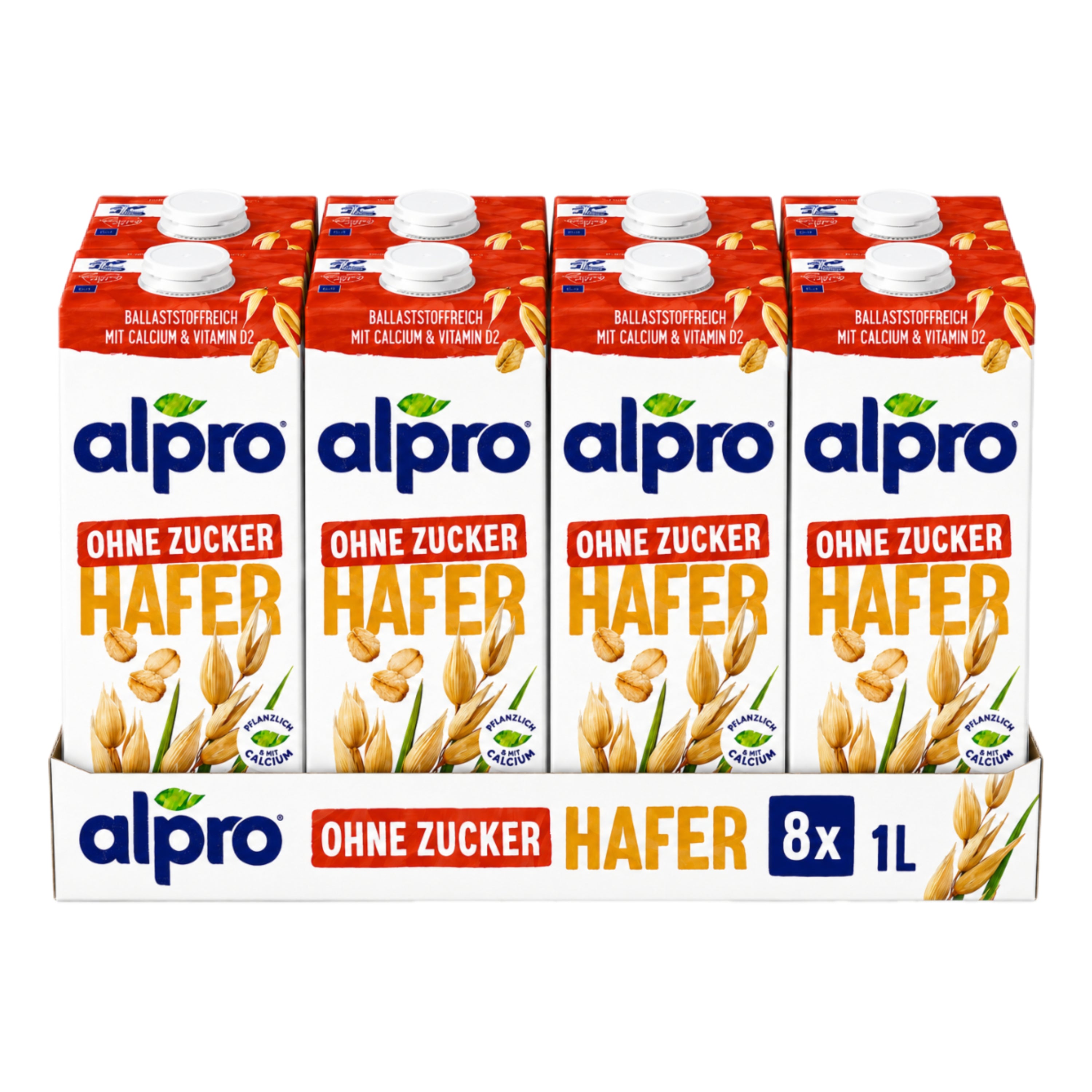 Alpro Haferdrink ohne Zucker 8 x 1l