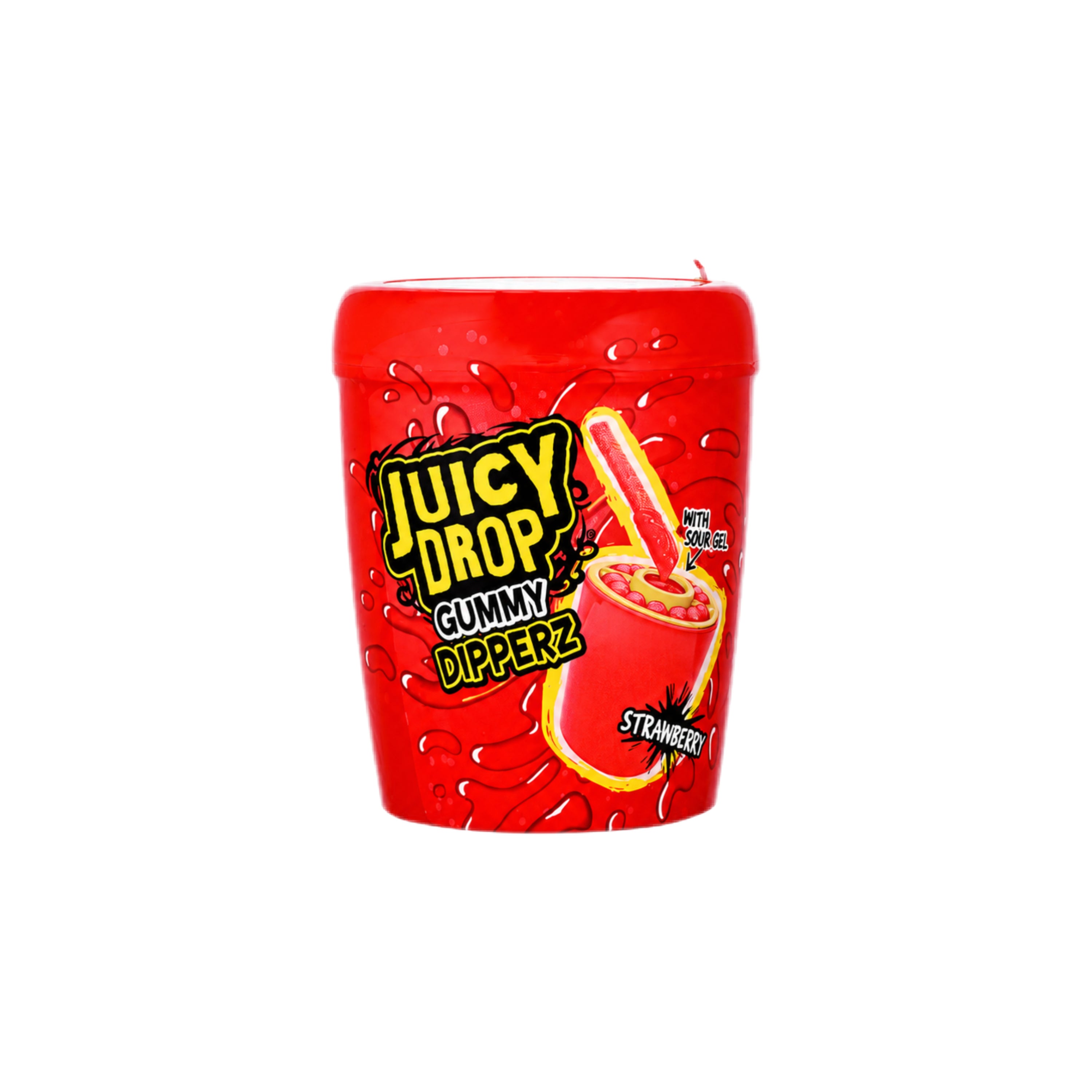 Juicy Drop Gummy Dipperz - Strawberry 96g