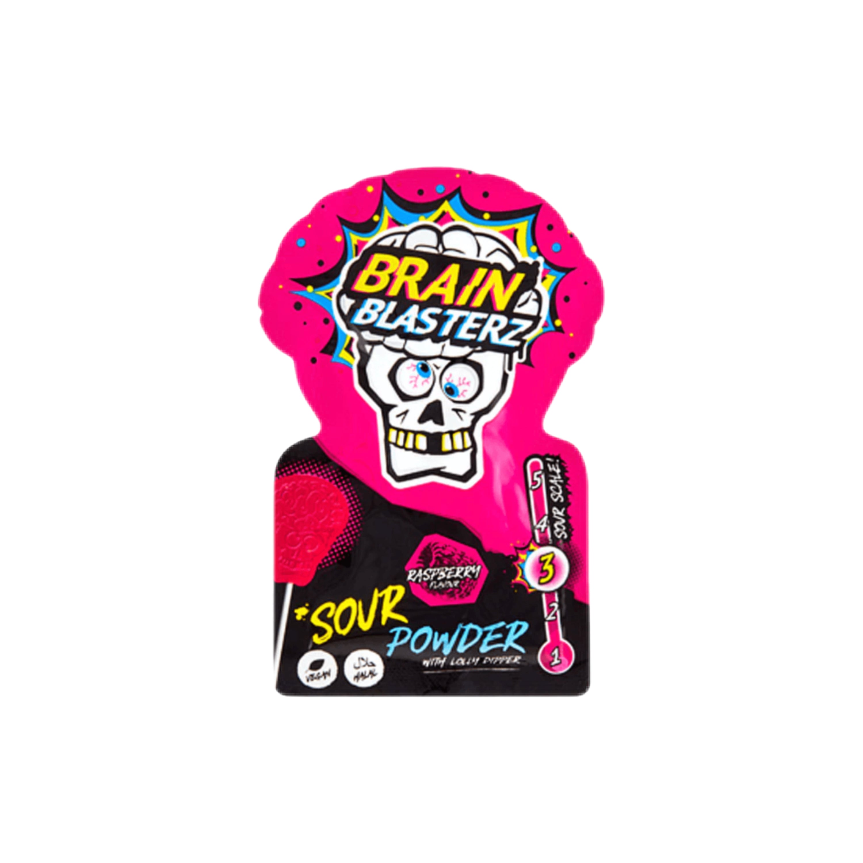 Brain Blasterz Lolly - Raspberry 10g