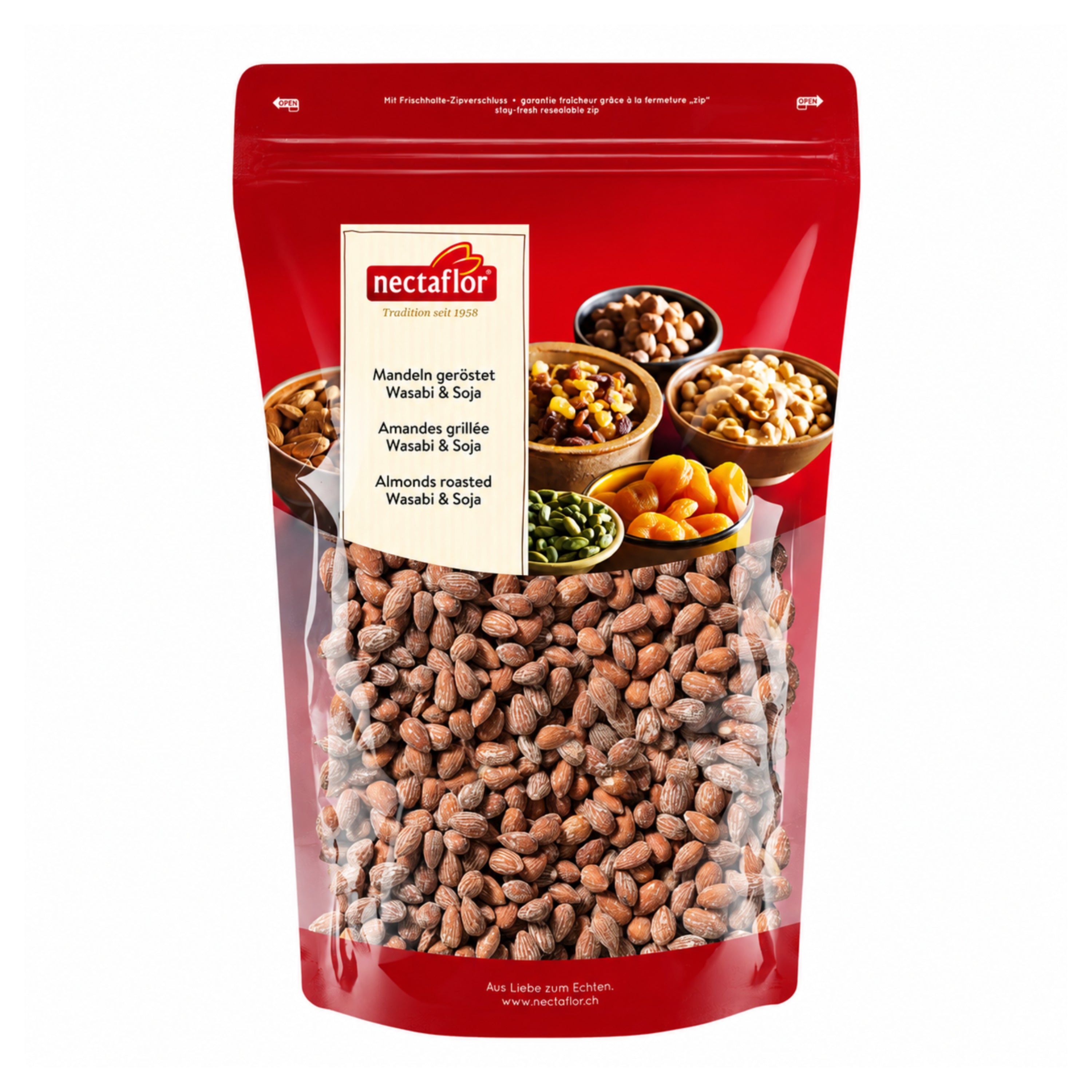 Mandeln geröstet Wasabi & Soja 1kg
