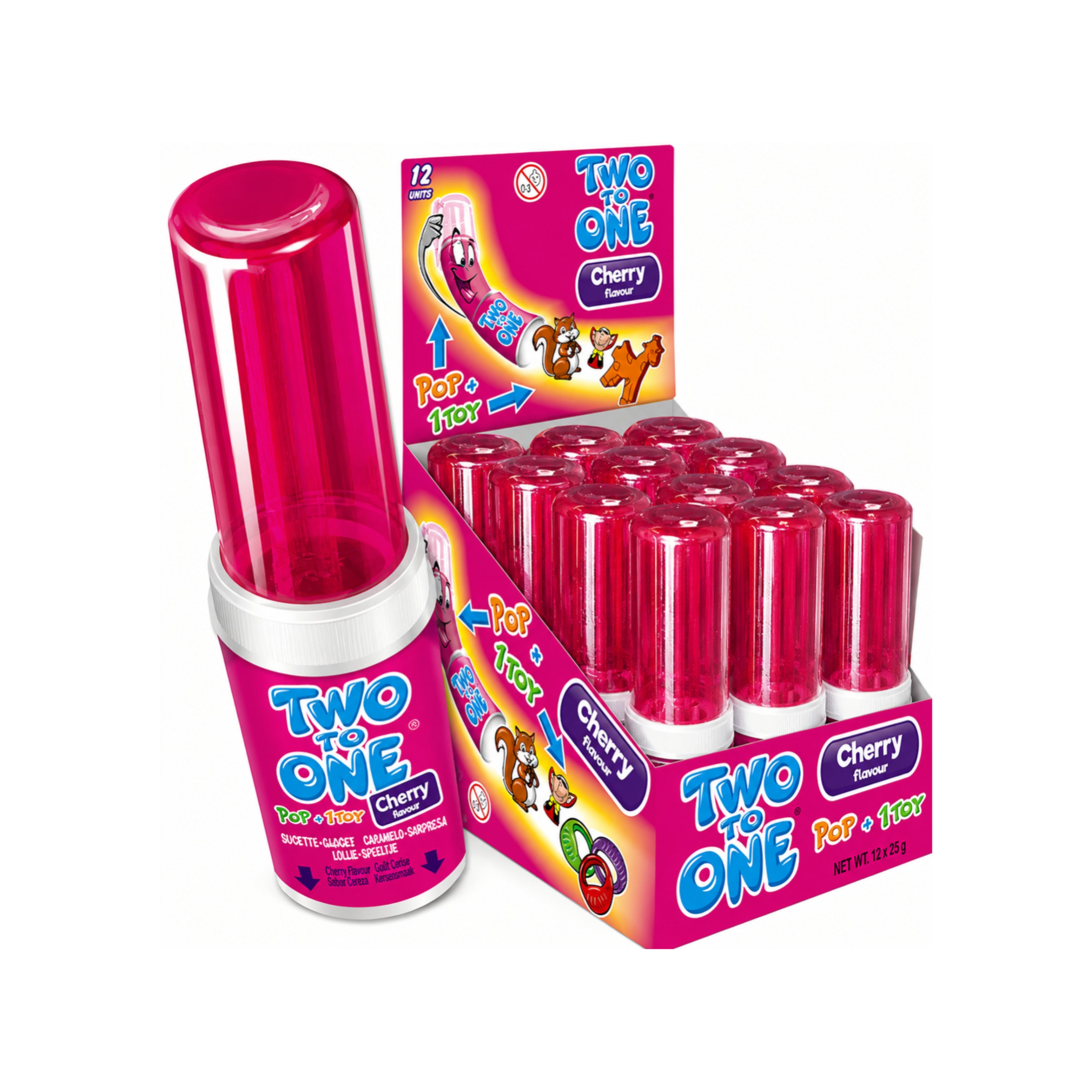 Lollipop Cherry 12 x 25g