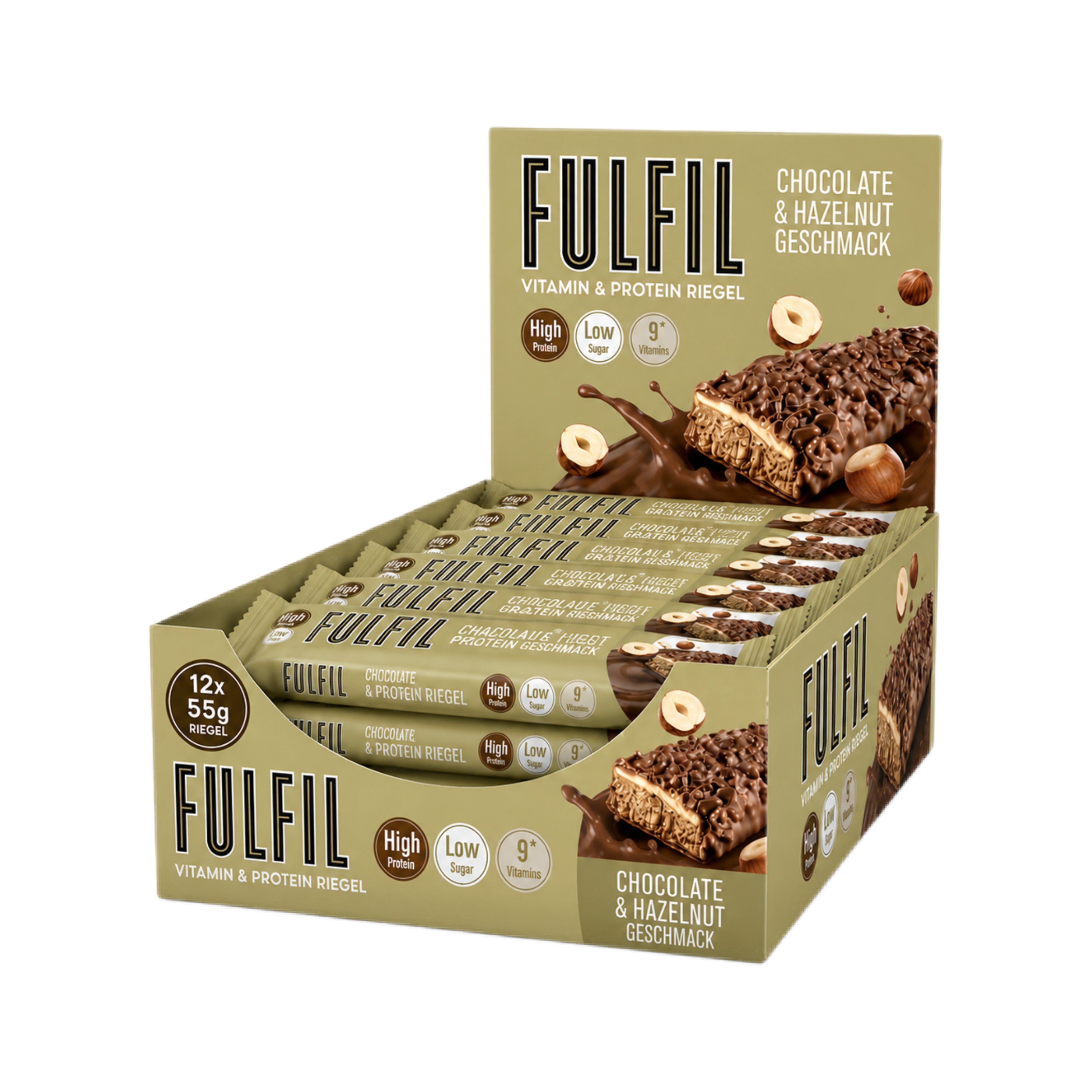 Protein Bar Chocolate Hazelnut 15 x 55g