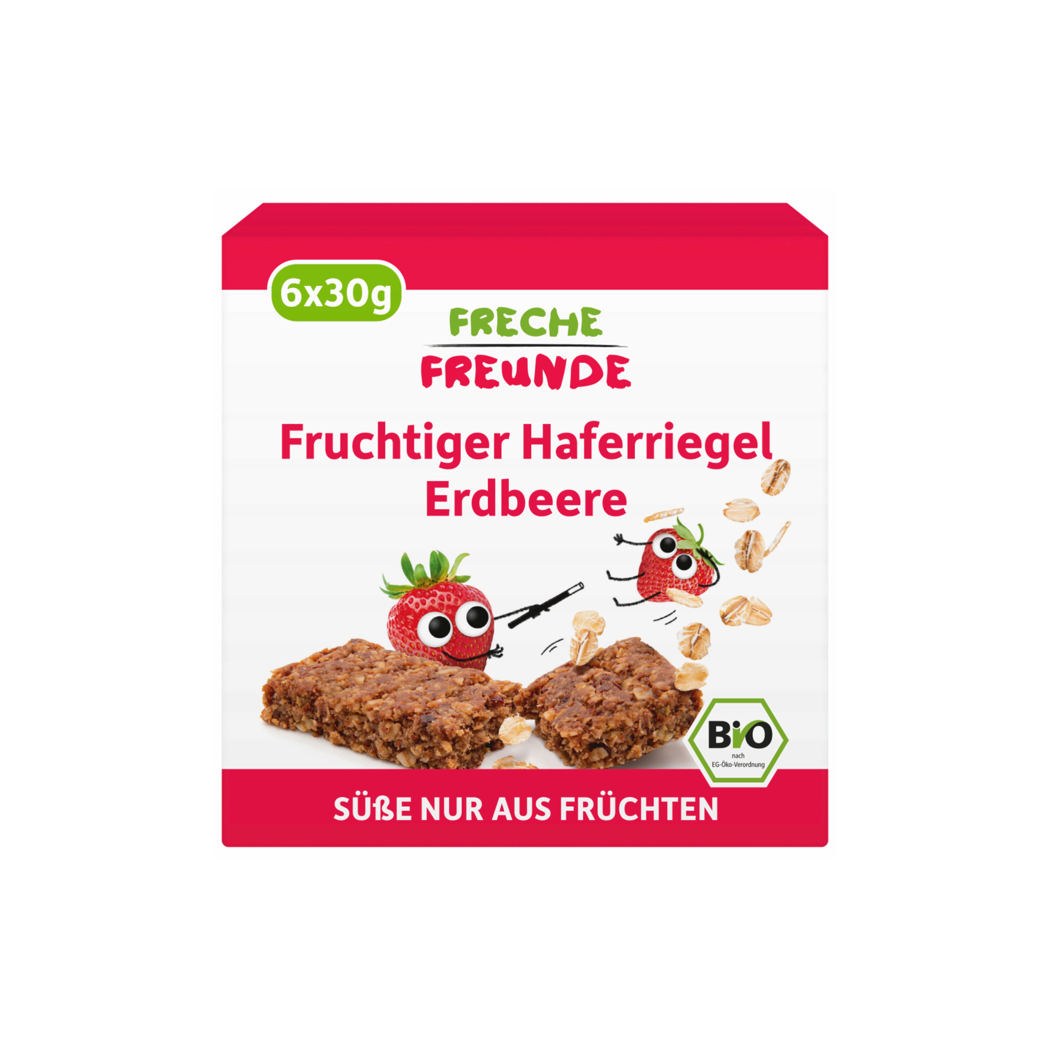 Oat Strawberry Bars 6-pack - 180g