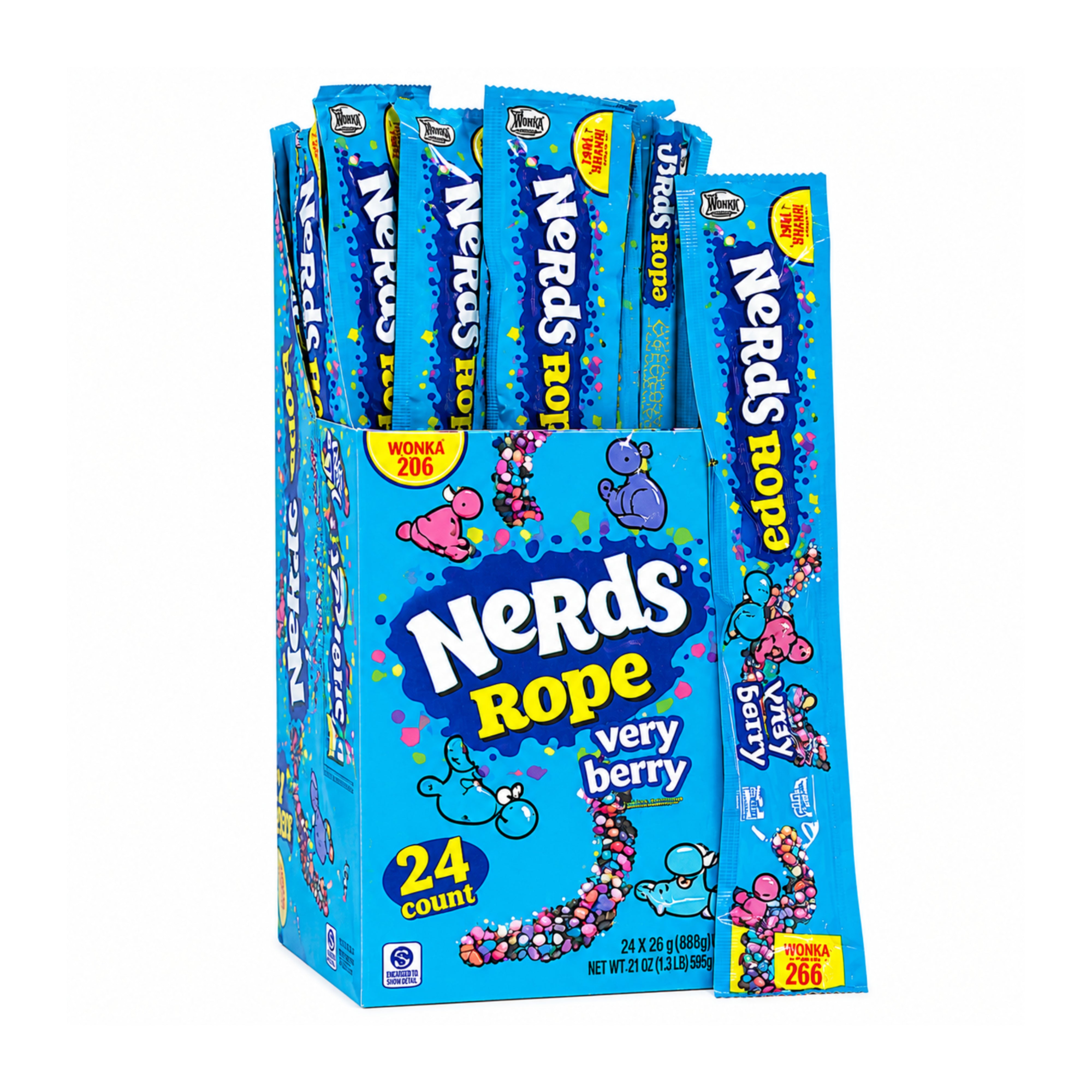 Nerds Rope Very Berry 24 x 26g