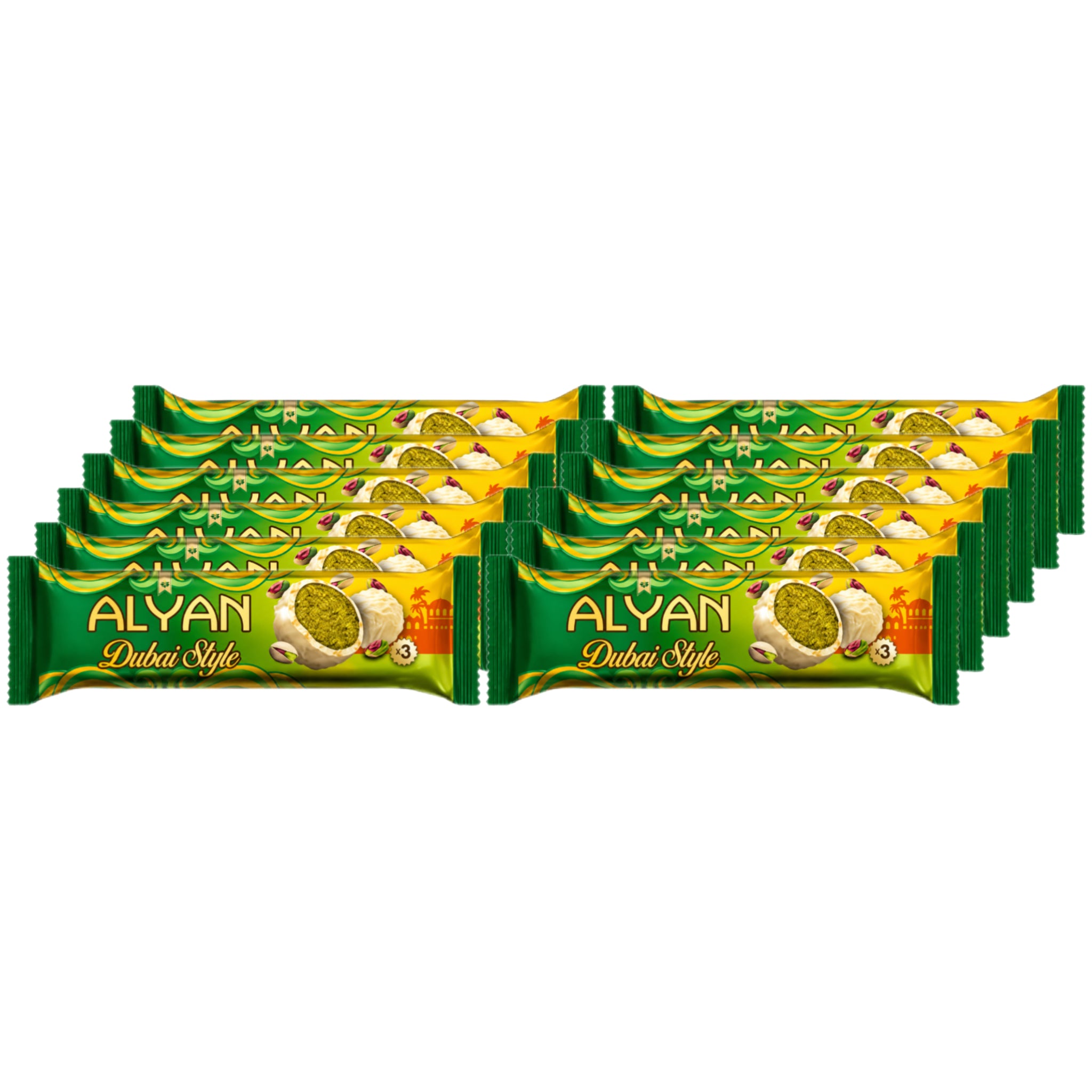 Dubai Style Pralinen Weisse Schokolade & Pistazie 12 x 39g