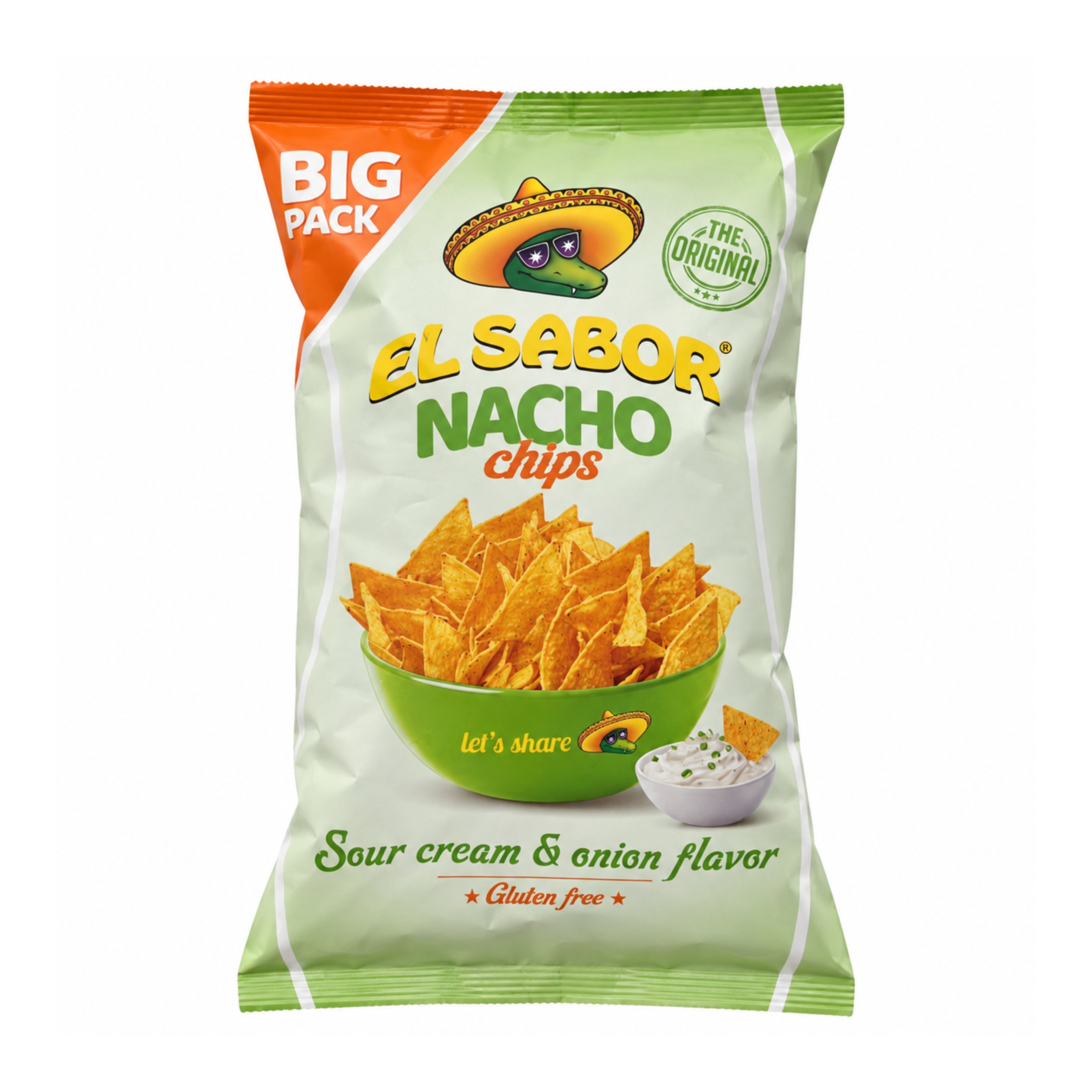 Nacho Chips Sour Cream & Onion 180g