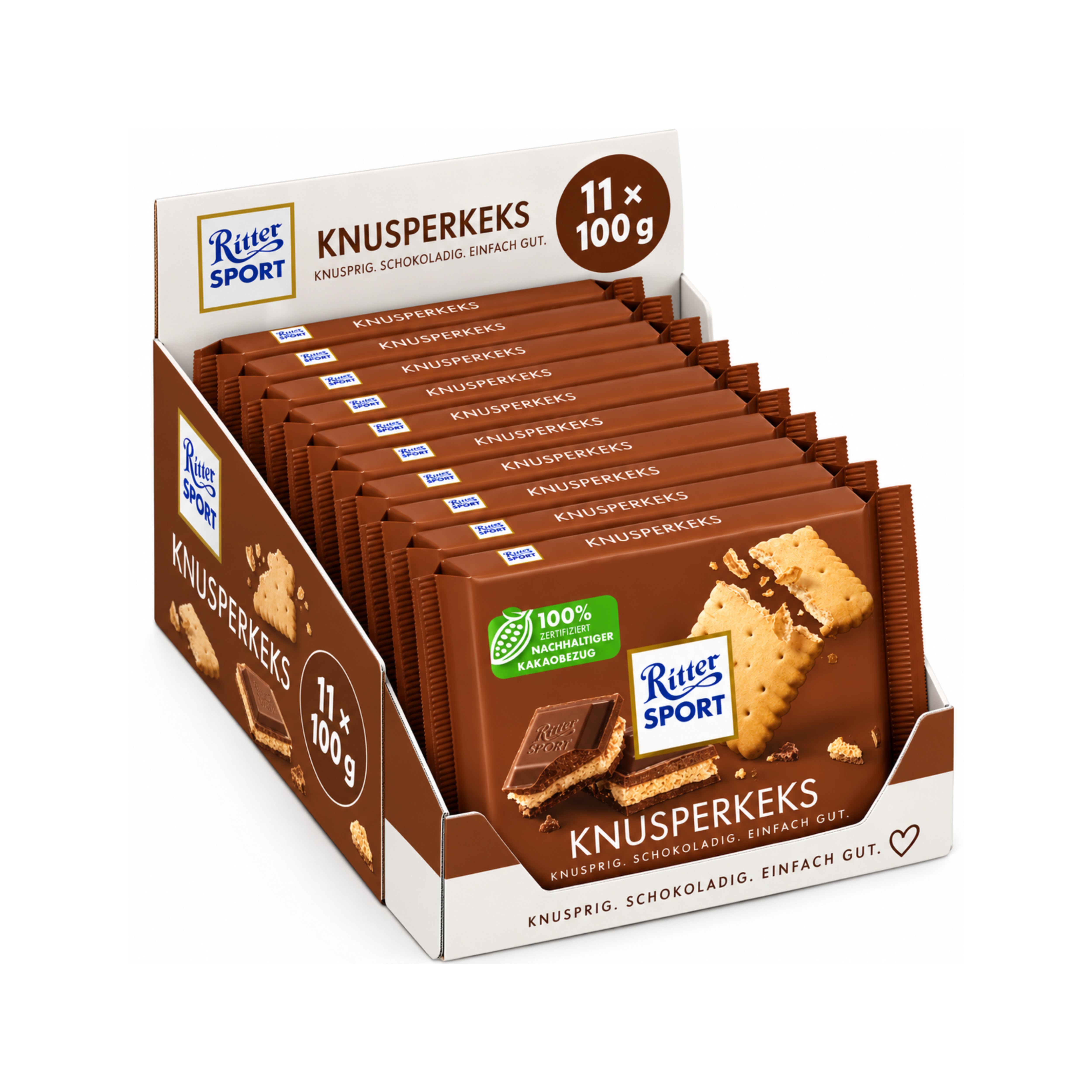 Ritter Sport - Knusperkeks 11 x 100g