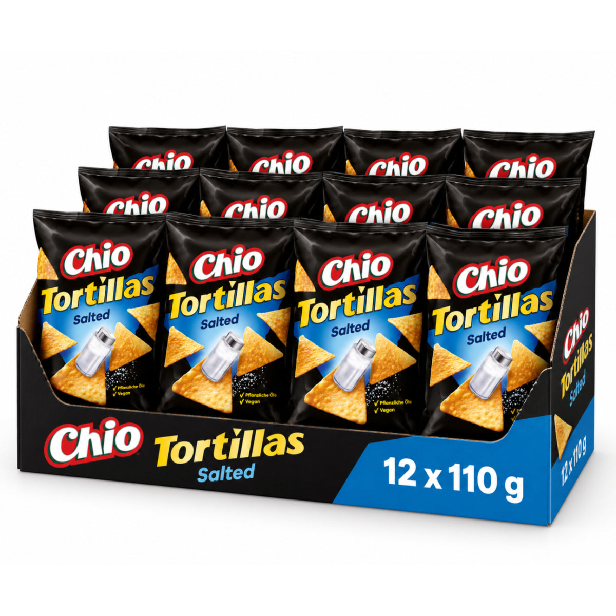 Tortillas Chips Salted 12 x 110g