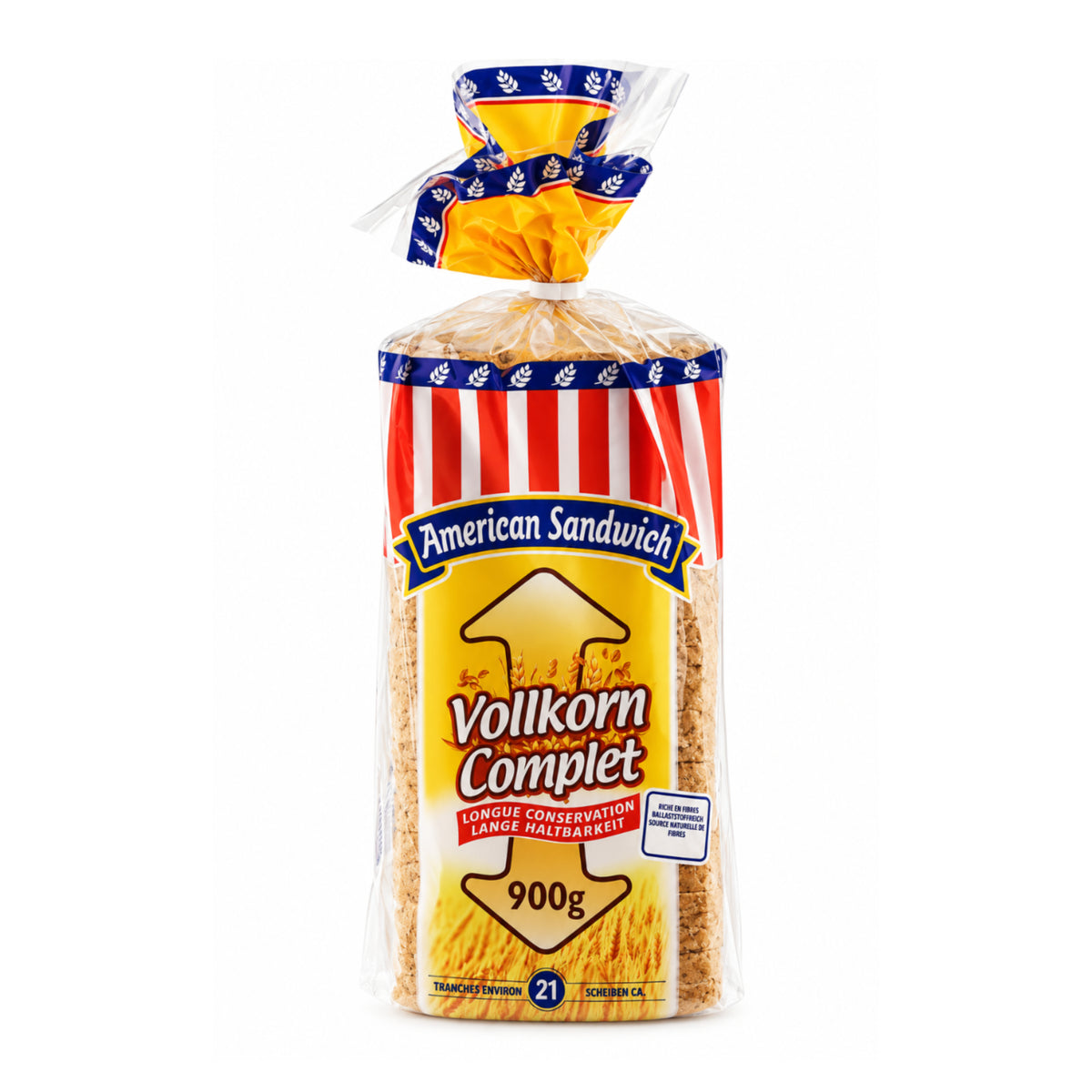 American Sandwich Toast Vollkorn 900g