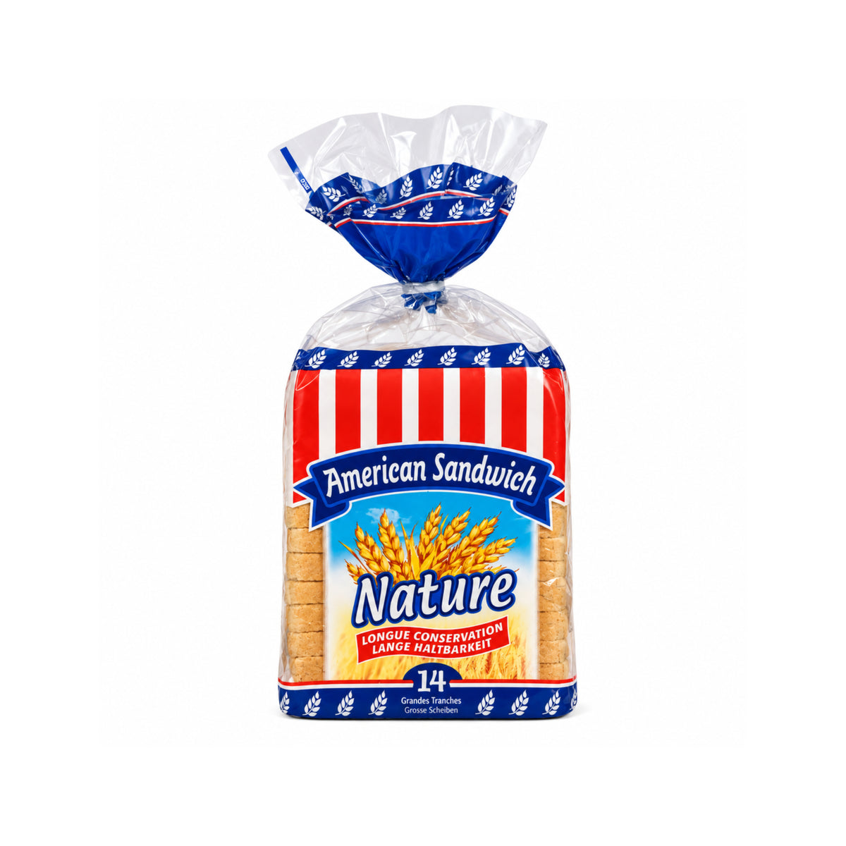 American Sandwich Toast Nature 550g