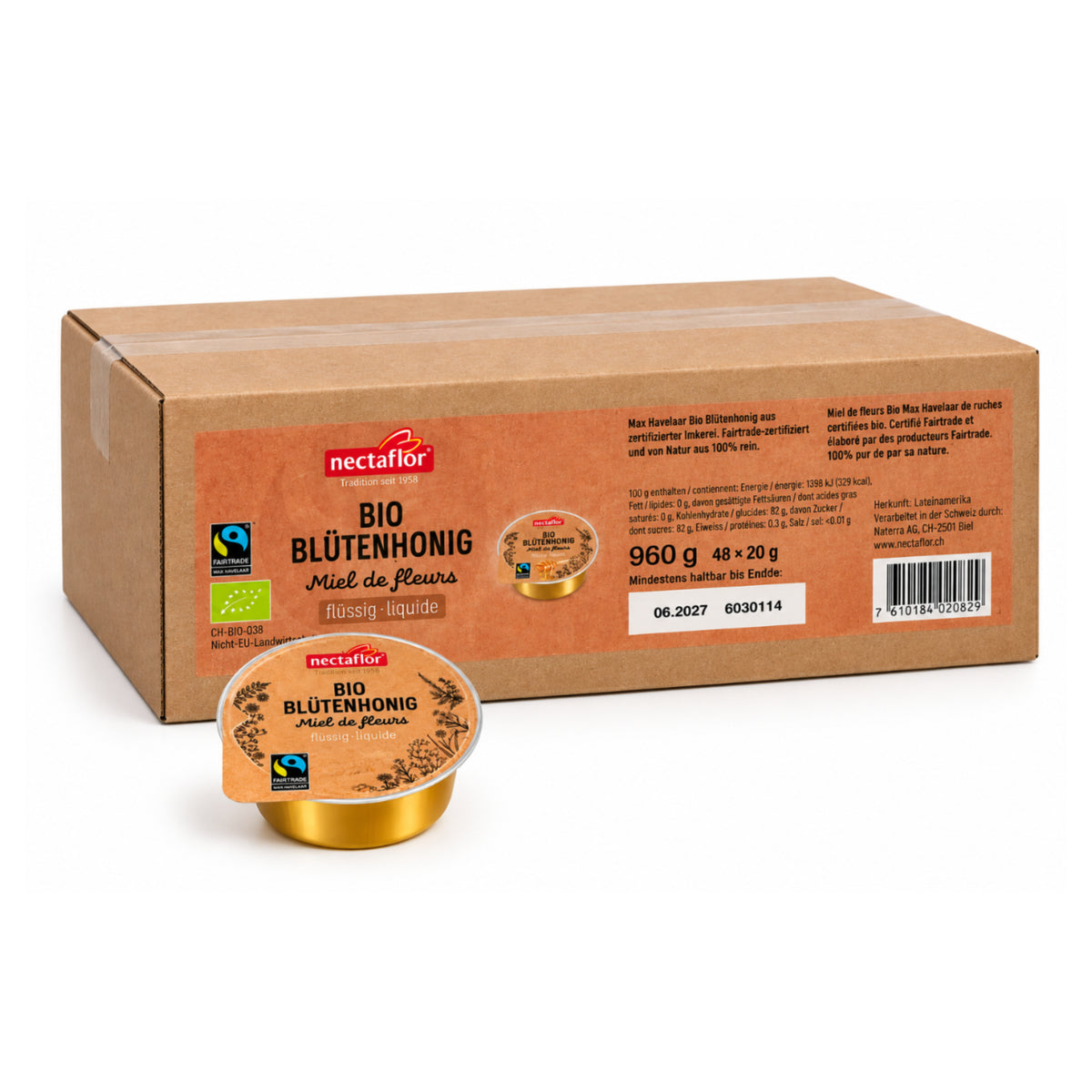 Blütenhonig Bio 48 x 20g