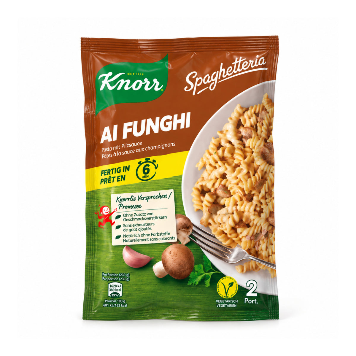Knorr Pasta mit Pilzsauce 208g