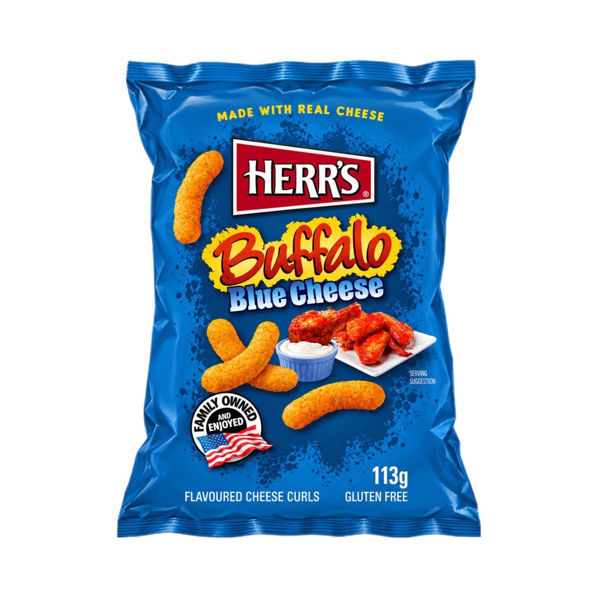 Buffalo Blue Cheese Curls 113g