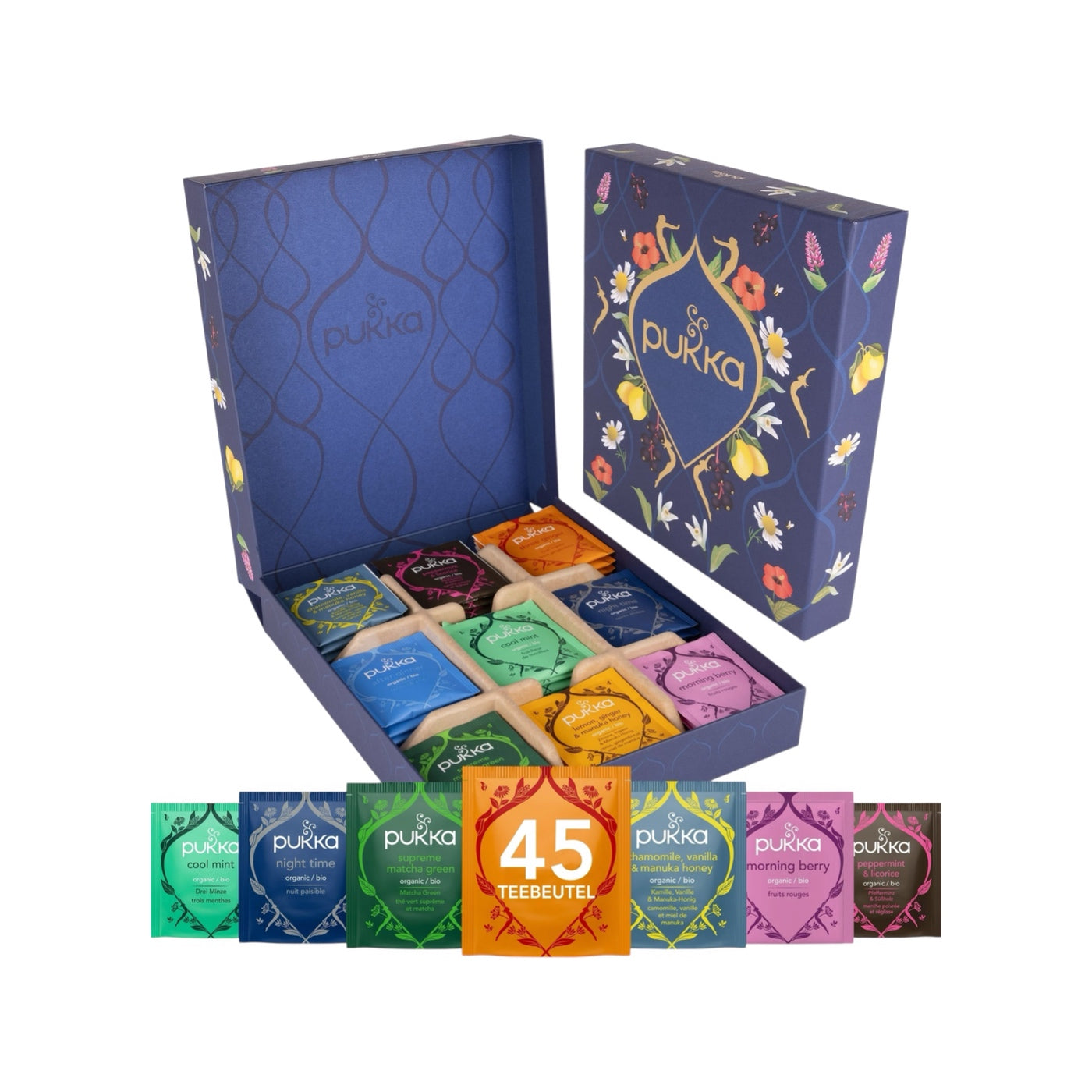 Coffret Sélection Pukka Thé Préféré - 45 sachets de thé