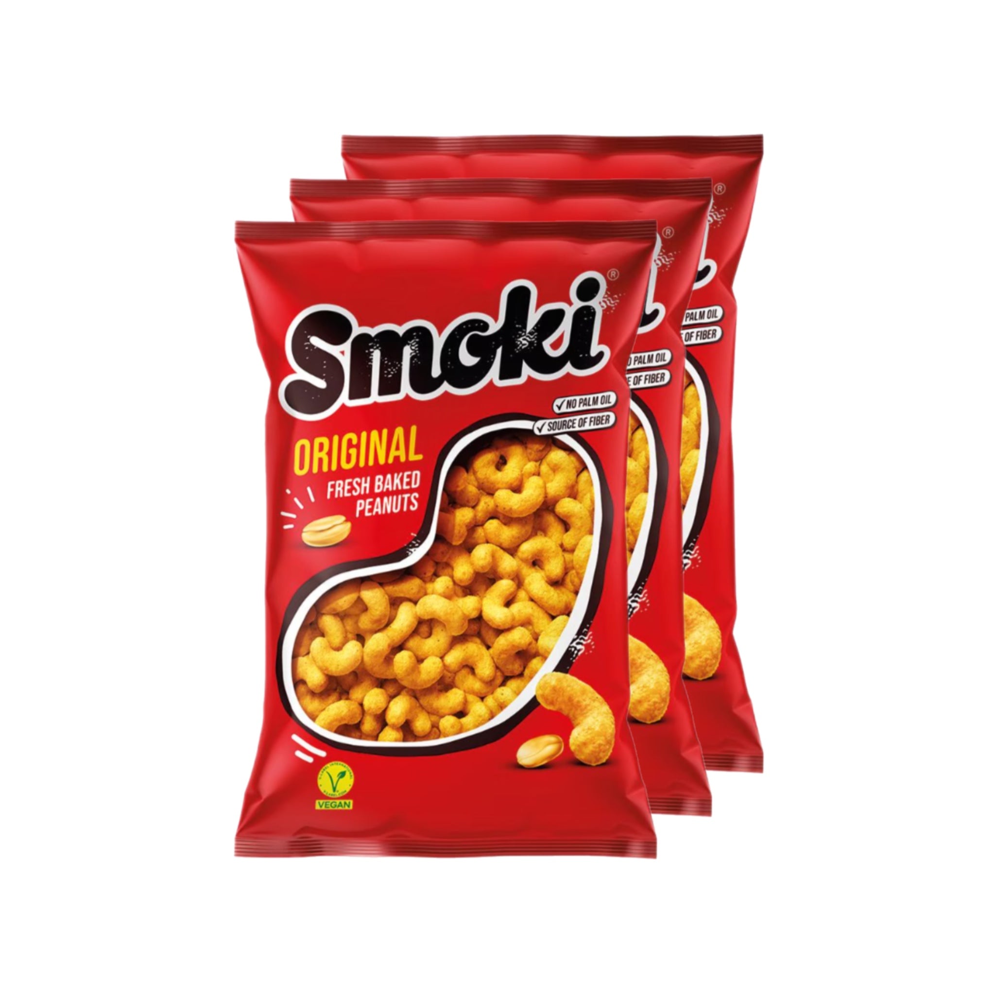 Smoki Peanut Flips 3 x 150g