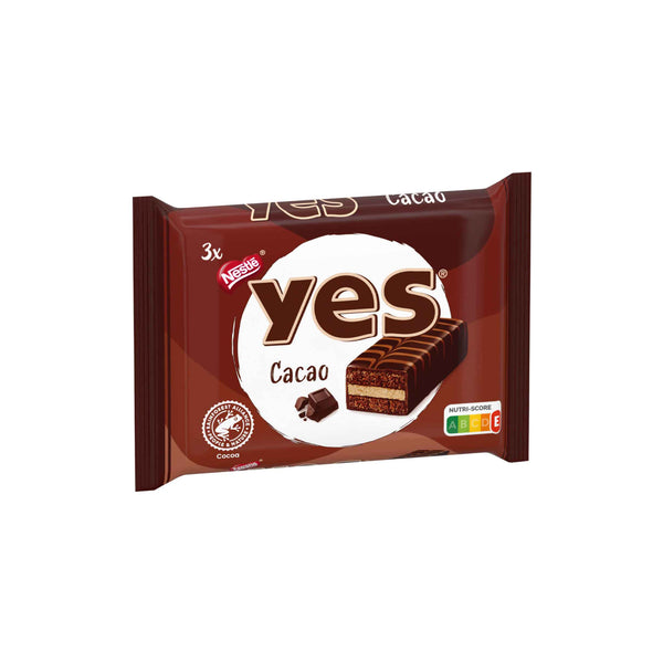 YES Cacao cake bars pack of 3 - 96g