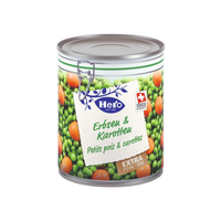 Hero Erbsen & Karotten Fein 850g