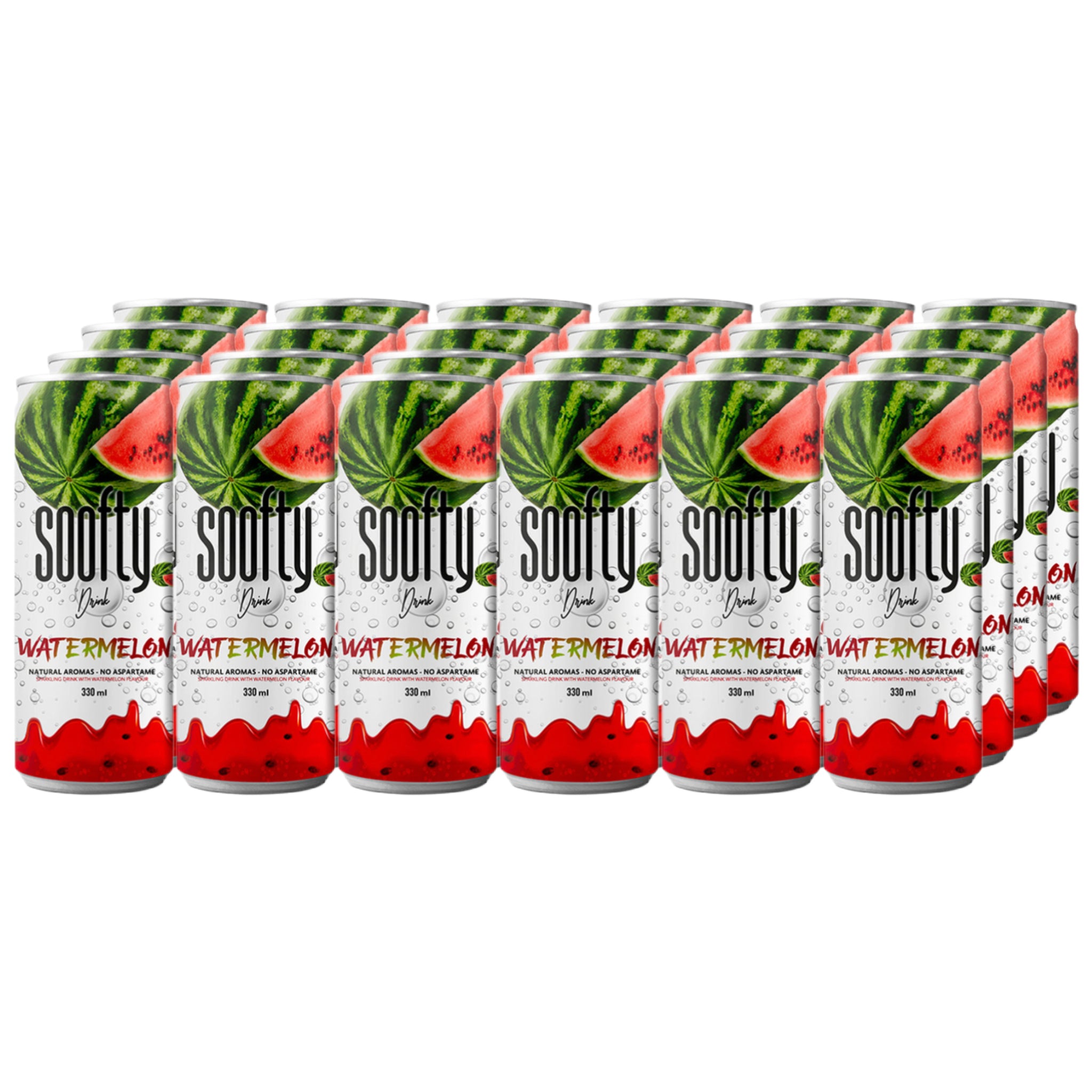 Pastèque Softy 24 x 330 ml