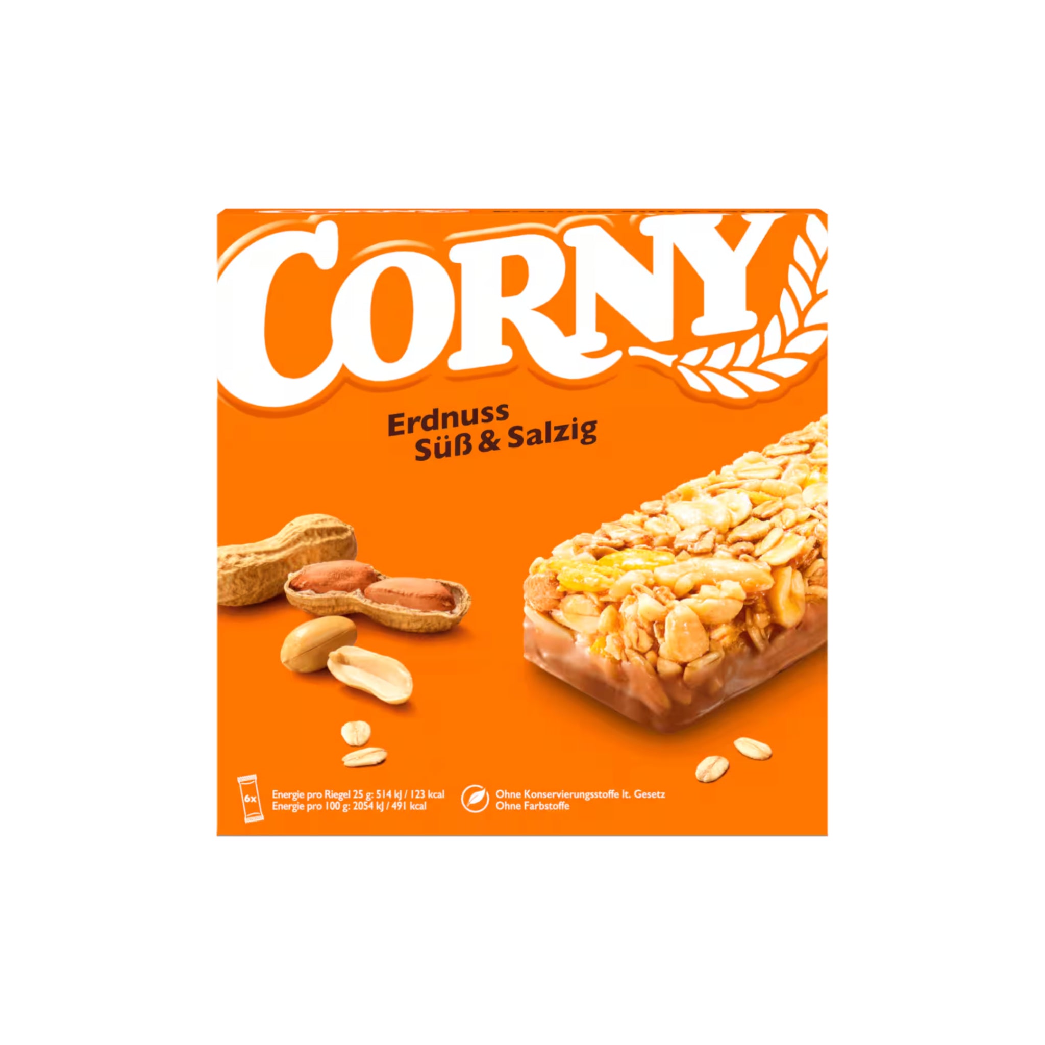 Corny Riegel Erdnuss Süss & Salzig 150g