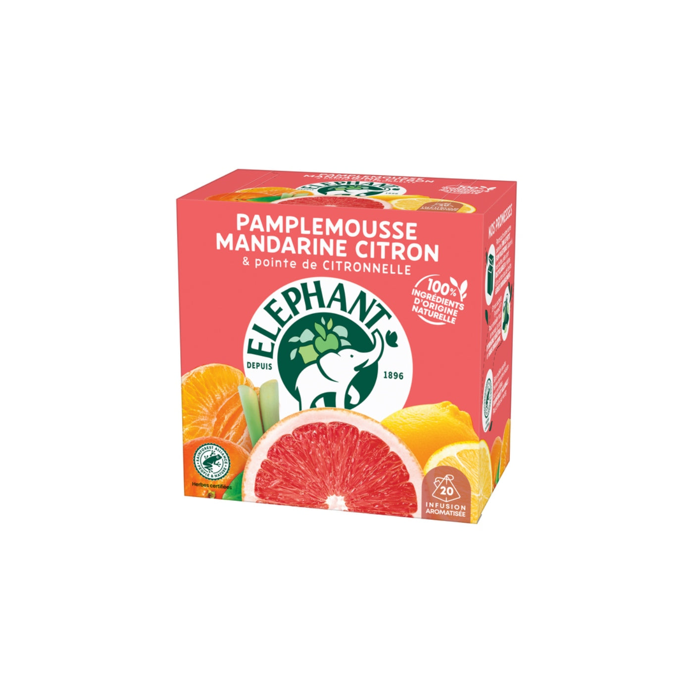 Tee Infusion Grapefruit & Mandarine Bio - 20 Beutel - 38g