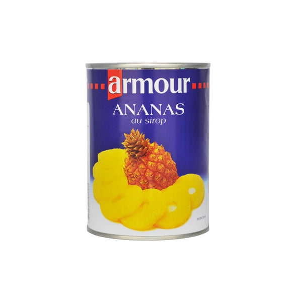 Tranches d'ananas dans le sirop 490g