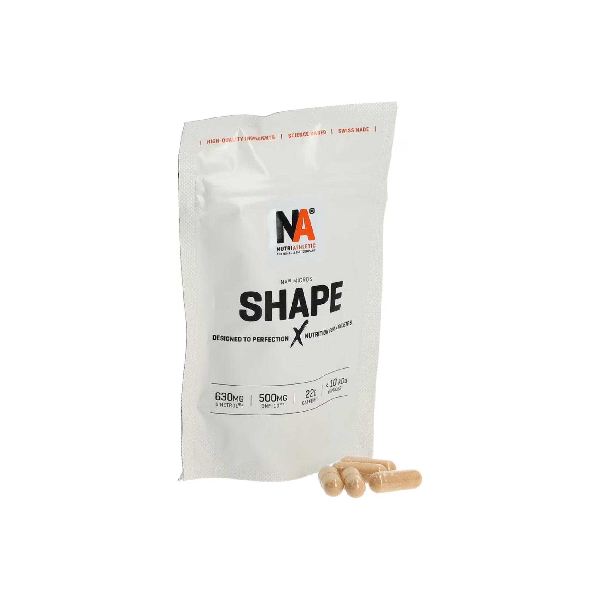 Nutriathletic Shape Caps - Unflavored - 30 capsules