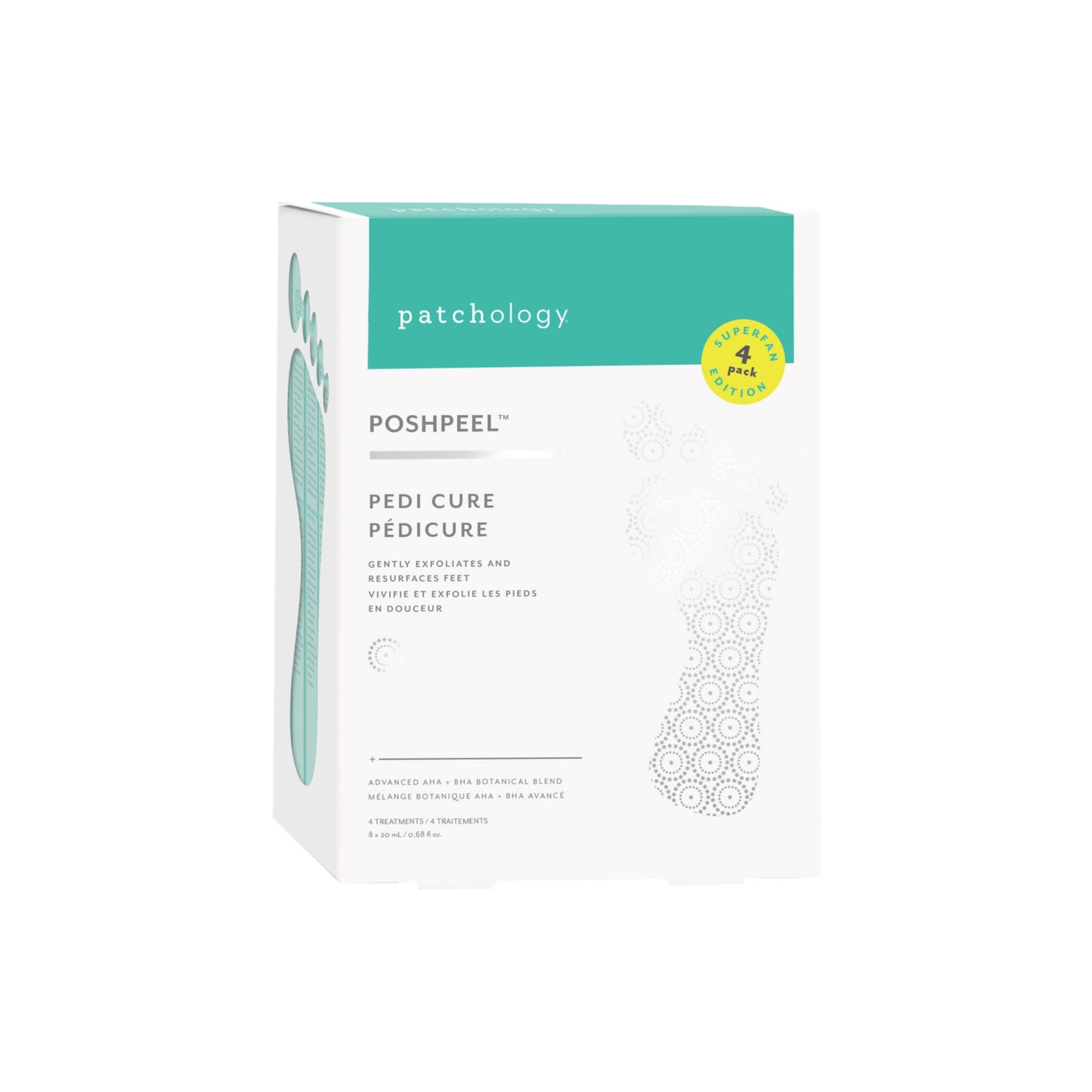 PoshPeel PediCure 4er Pack