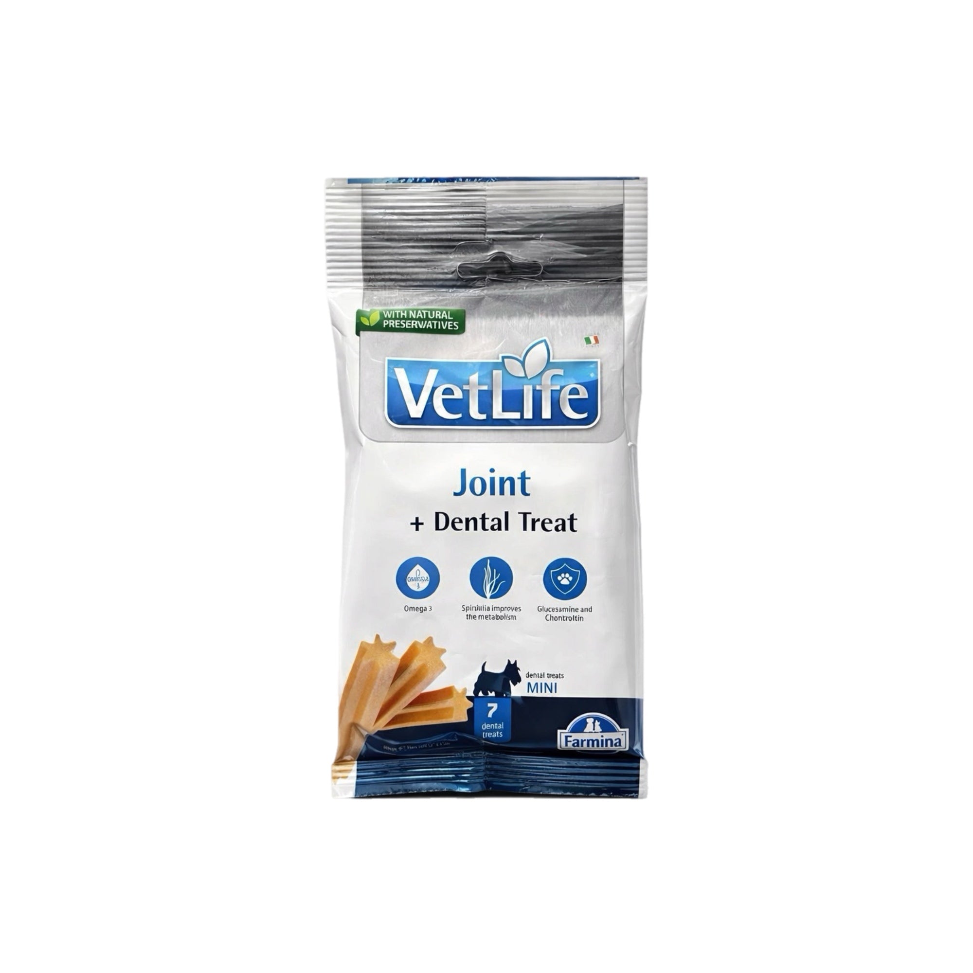 Friandise dentaire et articulaire pour petits chiens 60 g