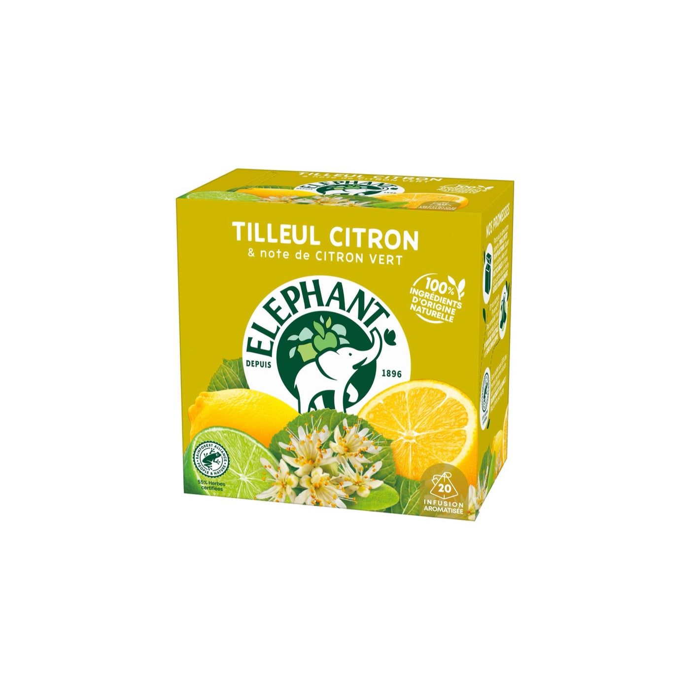 Tee Infusion Lindenblüte & Zitrone Bio - 20 Beutel - 28g