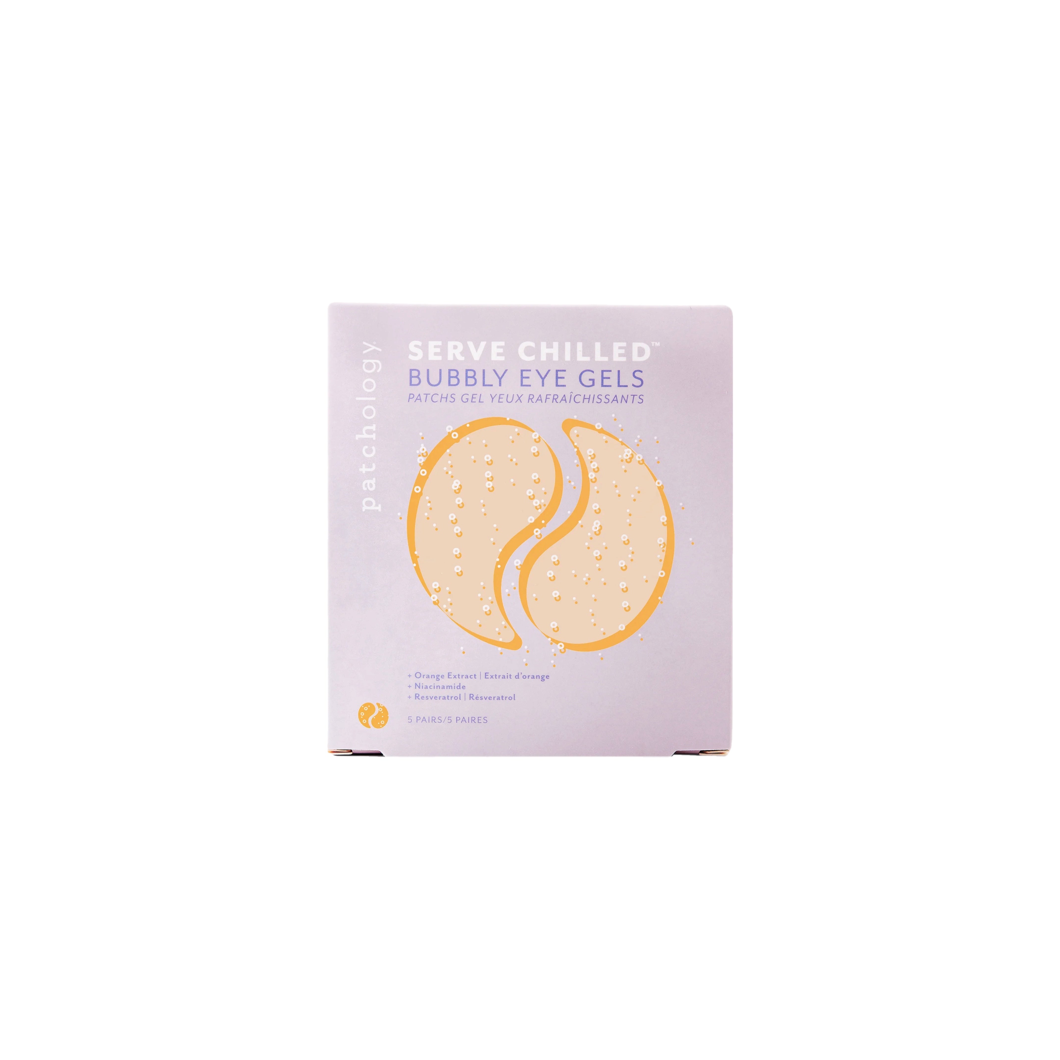 Serve Chilled Bubbly Eye Gels - 10 Pads
