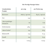 Porridge Nussiger Kakao Bio 350g