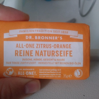 Savon naturel Dr. Bronner's Agrumes Orange 35g