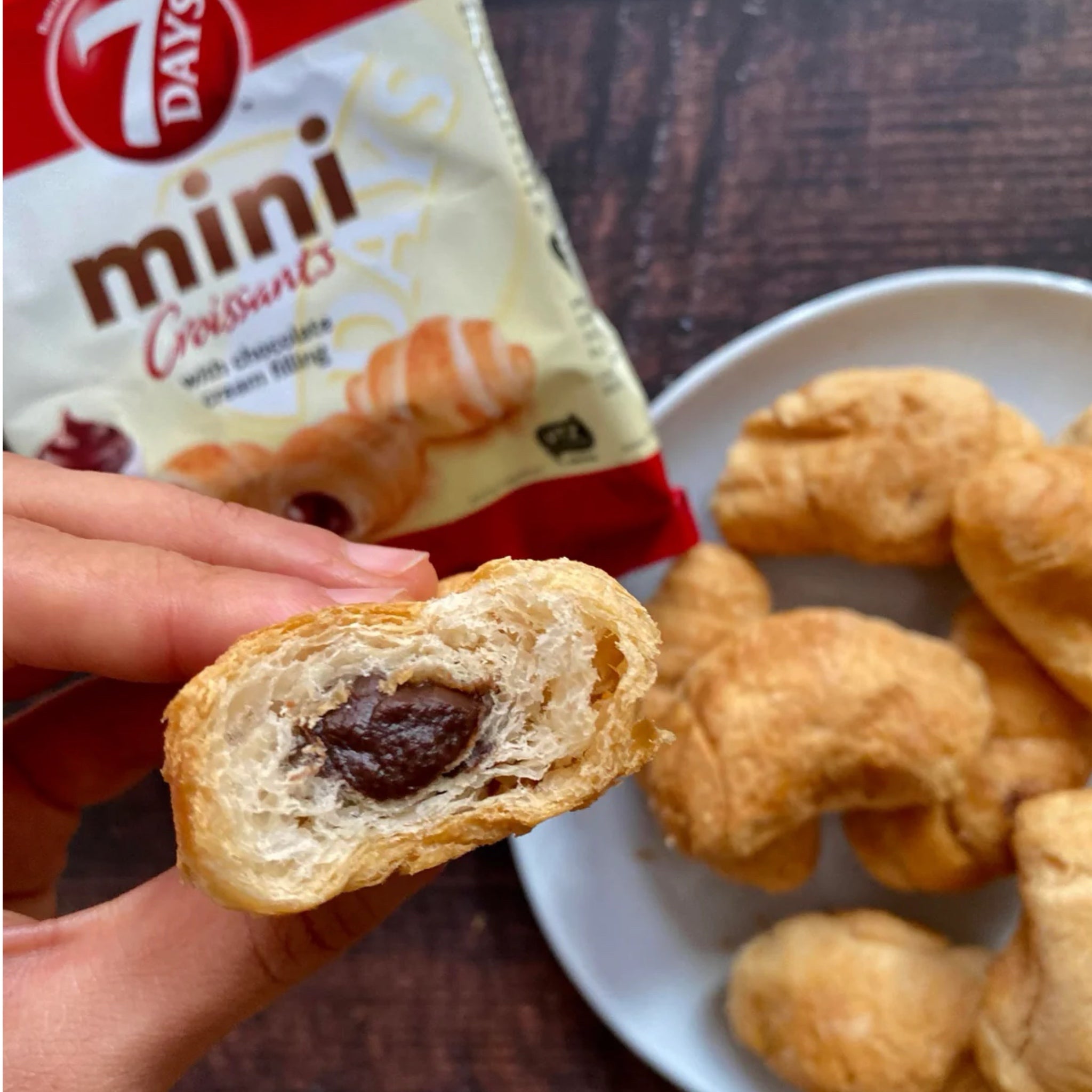 Mini Croissants mit Kakaofüllung 185g