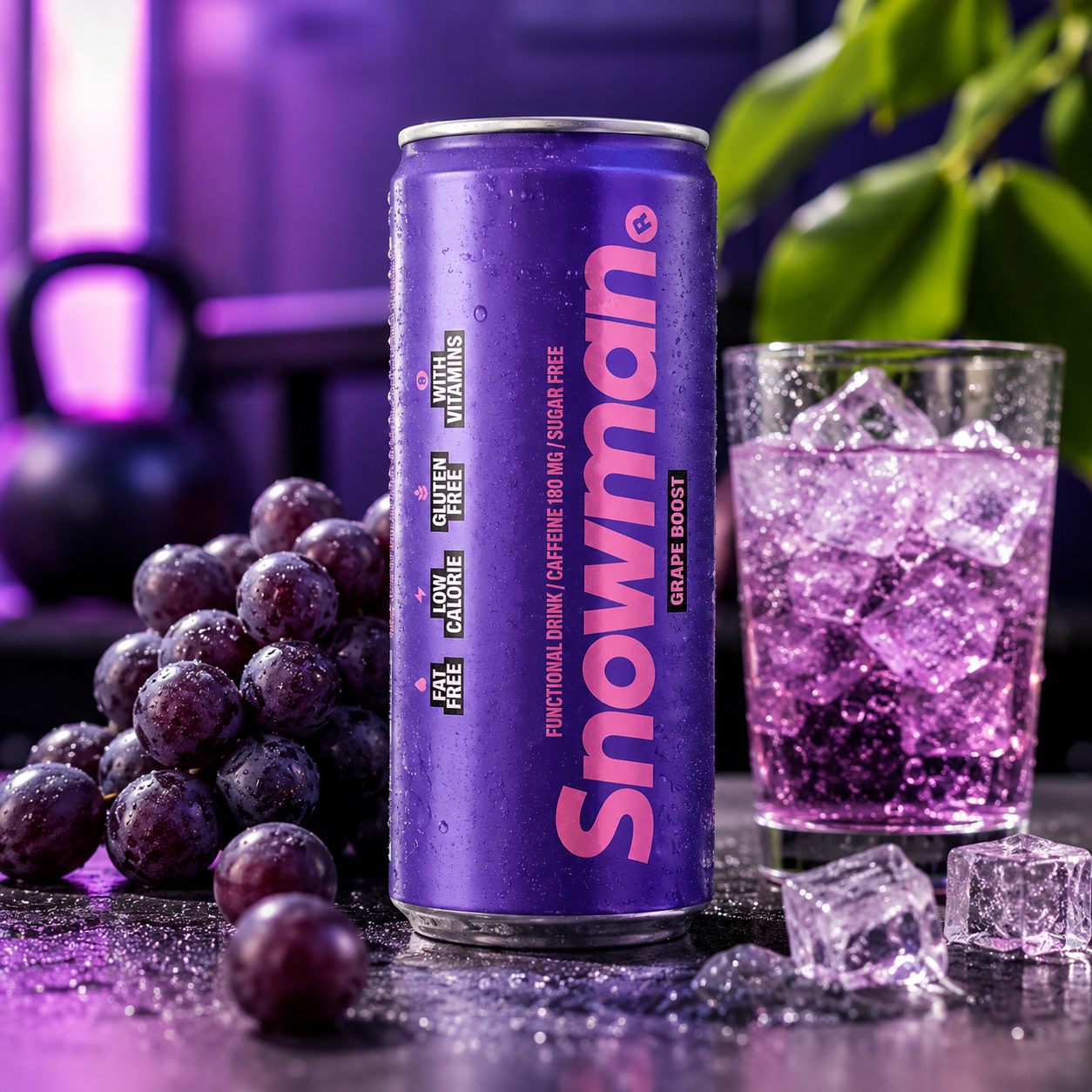 Energy Drink Snowman Zero - Bubble Gum 330ml