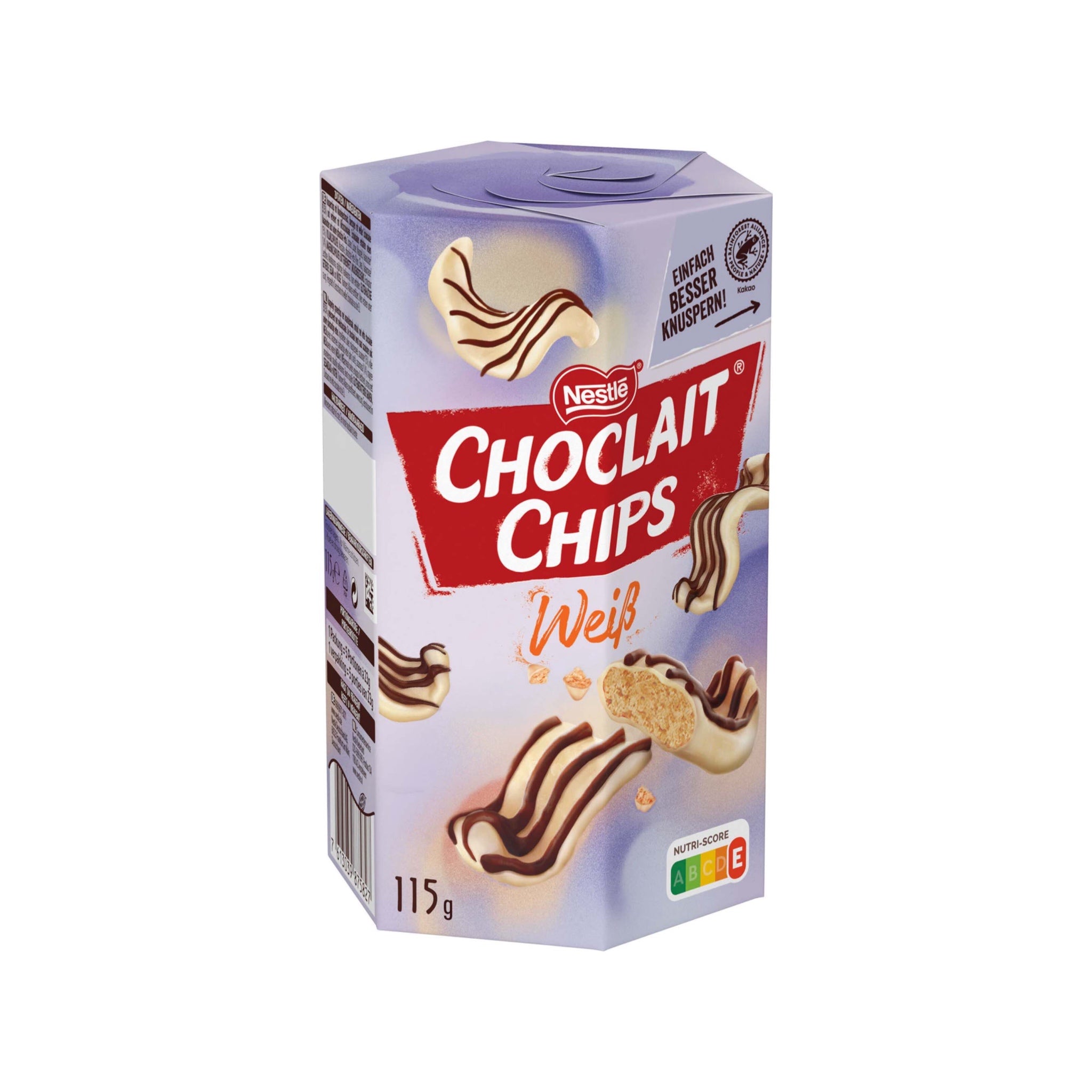 Choclait White Chips 115g