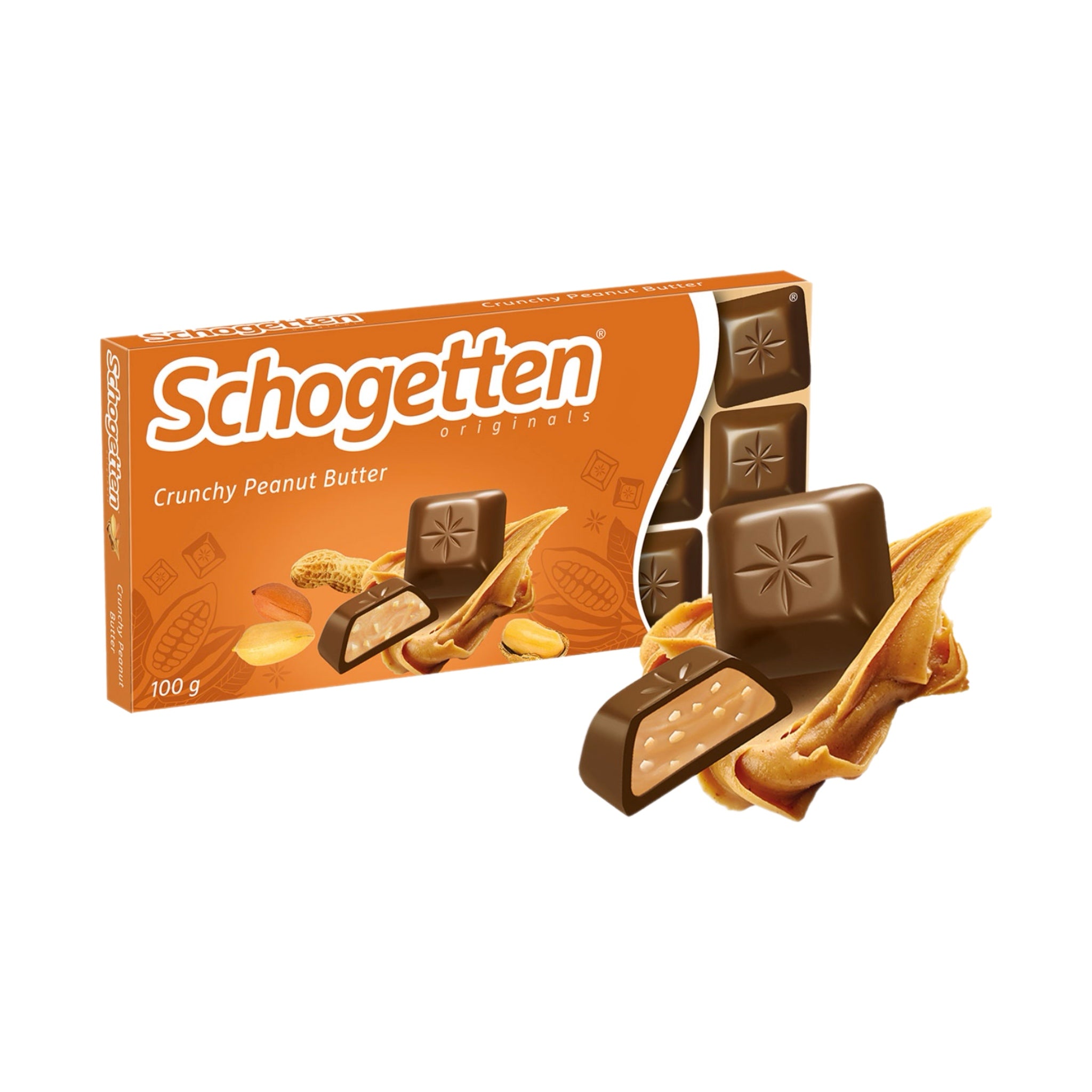 Beurre de cacahuète croquant Schogetten 100 g