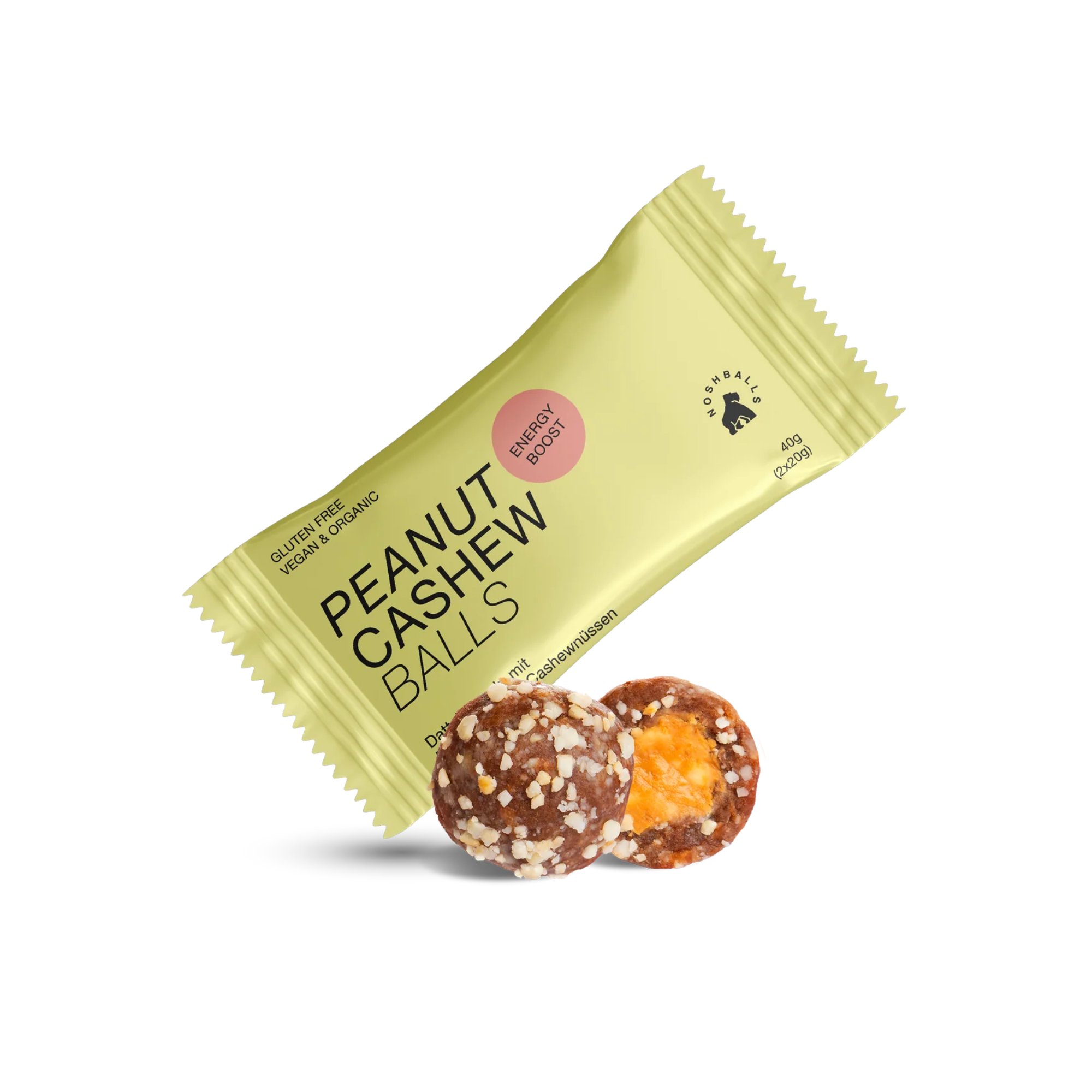 Energy Balls - Erdnuss & Cashew Bio 20 x 40g
